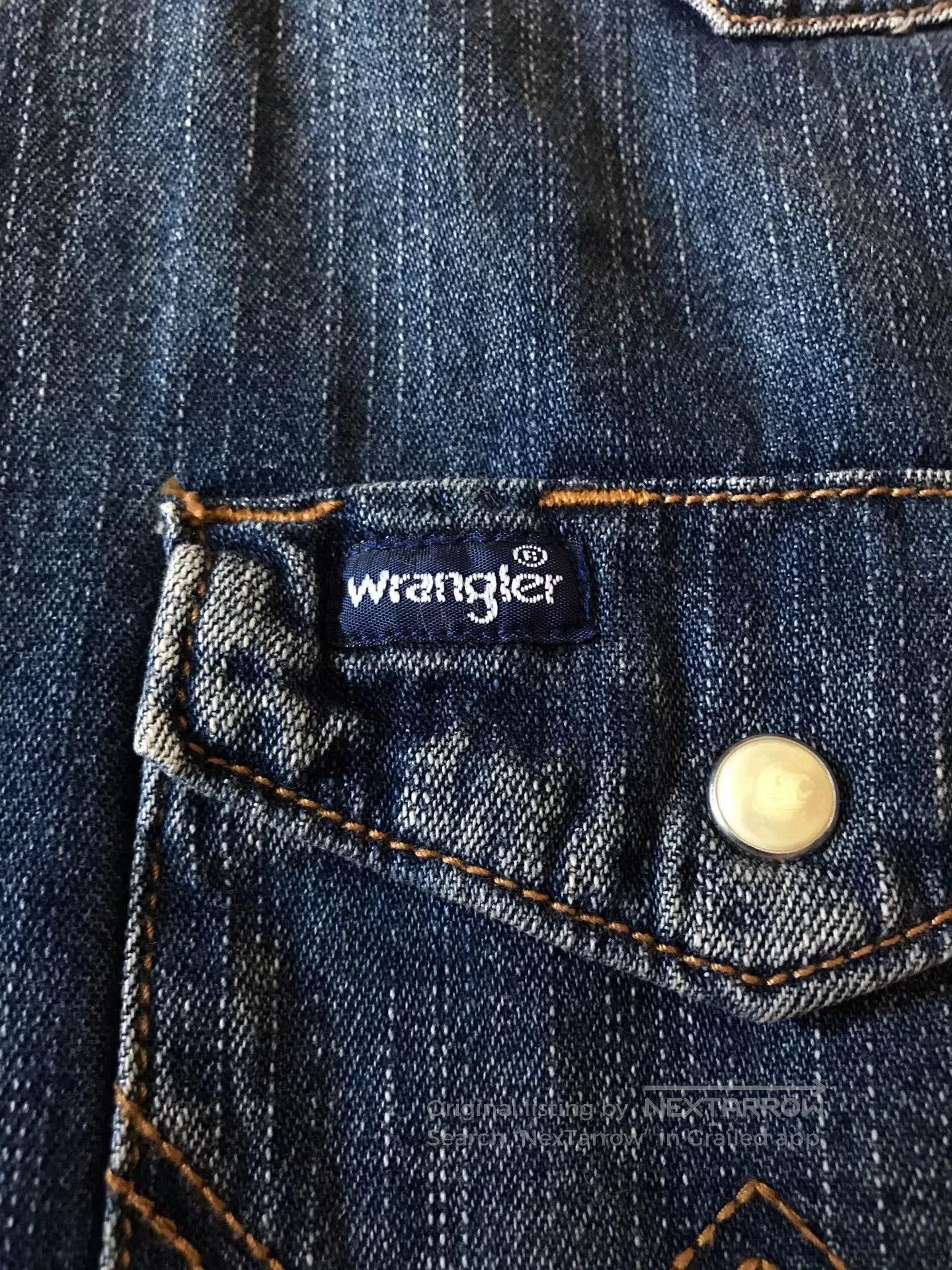 Wrangler Wrangler x Yellowstone Western Denim Shirt. Size US S / EU 44-46 / 1 - 6 Thumbnail