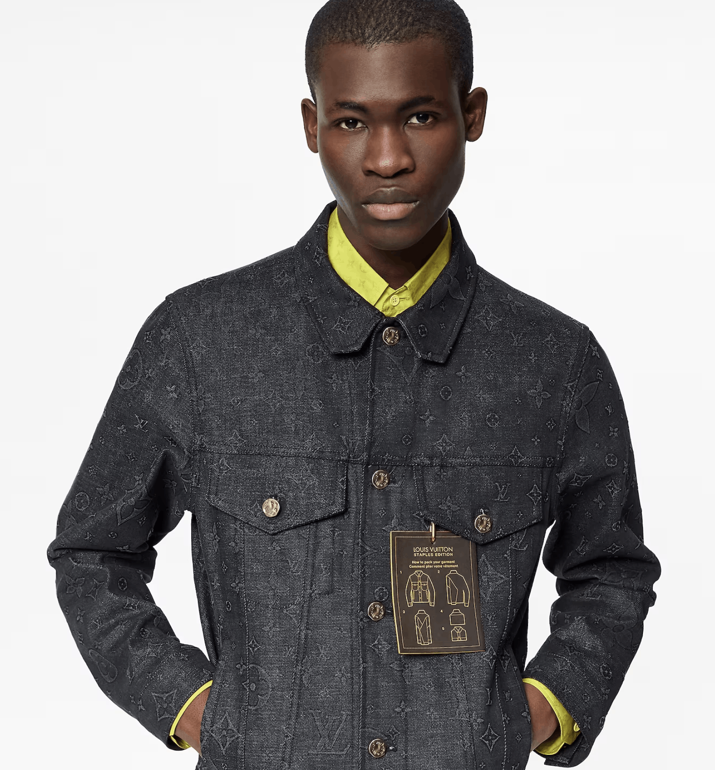 Louis Vuitton LV Monogram DNA Denim Jacket Size US L / EU 52-54 / 3 - 3 Thumbnail