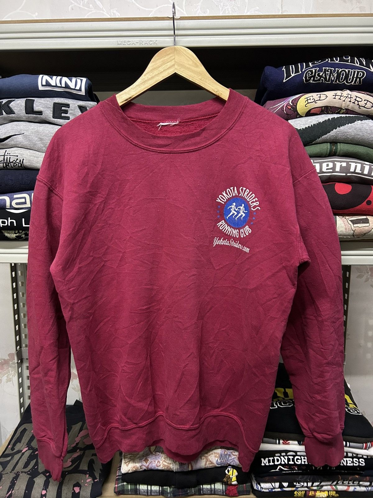 Japanese Brand × Other × Vintage Vintage Yokota Strides Running Club Frosbite Size US M / EU 48-50 / 2 - 2 Thumbnail