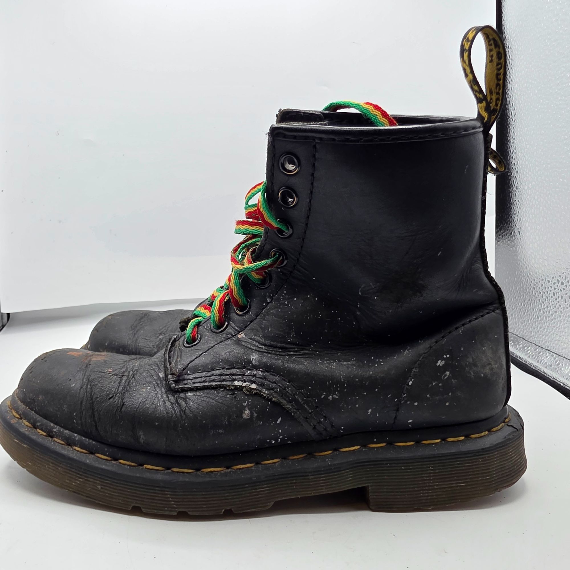 Dr. Martens Dr. Martens 1460 SR Womens Size 7 Black Leather Slip Resista Size US 7 / IT 37 - 15 Thumbnail