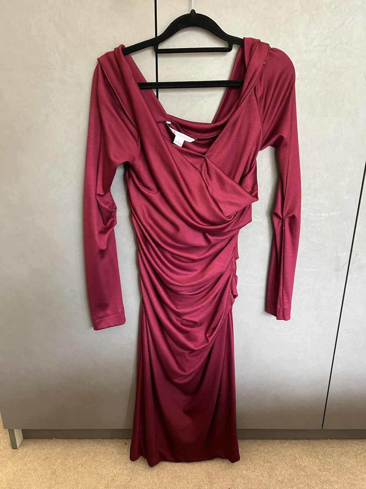 Diane von Furstenberg Diane von Fürstenberg burgundy evening dress Size M / US 6-8 / IT 42-44 - 2 Thumbnail