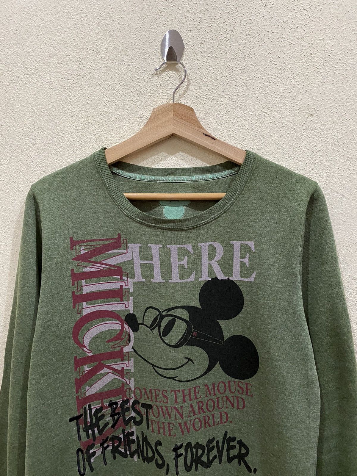 Cartoon Network × Disney × Mickey Mouse Disney Mickey Mouse Big Logo Sweatshirt Size US S / EU 44-46 / 1 - 3 Thumbnail