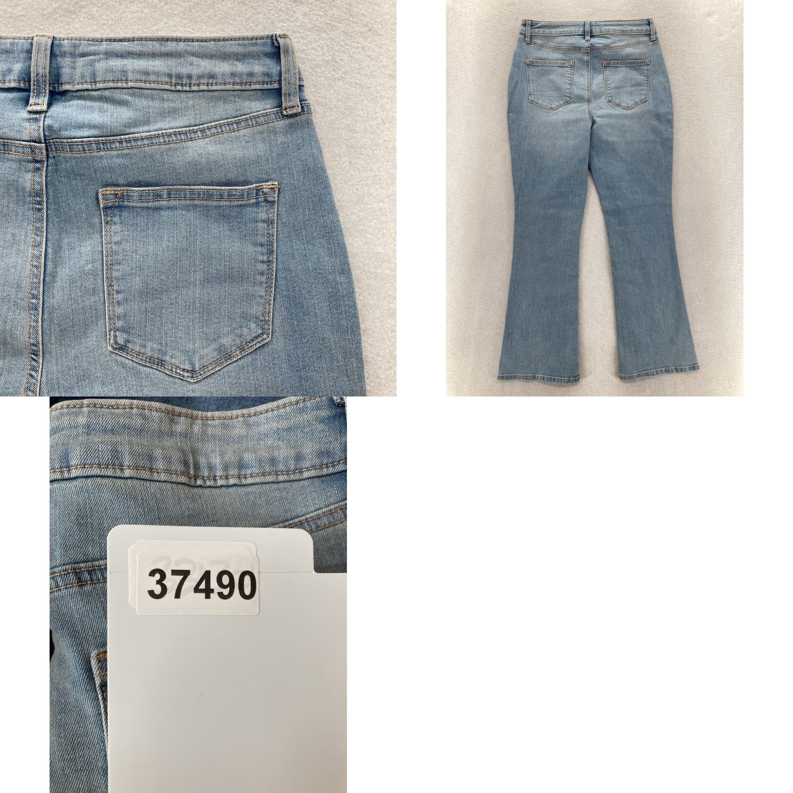Vintage Sonoma Jeans Womens 10P Light Wash Mid Rise Bootcut Stretch Denim Petites Size 32" / US 10 / IT 46 - 9 Thumbnail