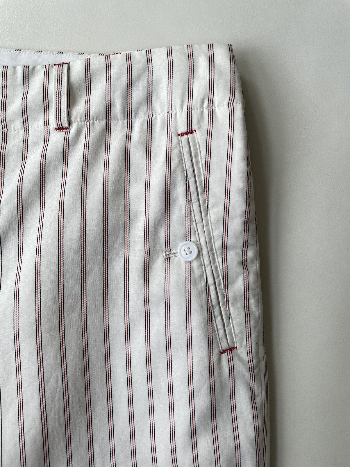 Comme des Garcons S/S 08 Cropped Striped Leg Utility Trousers Size US 32 / EU 48 - 9 Thumbnail
