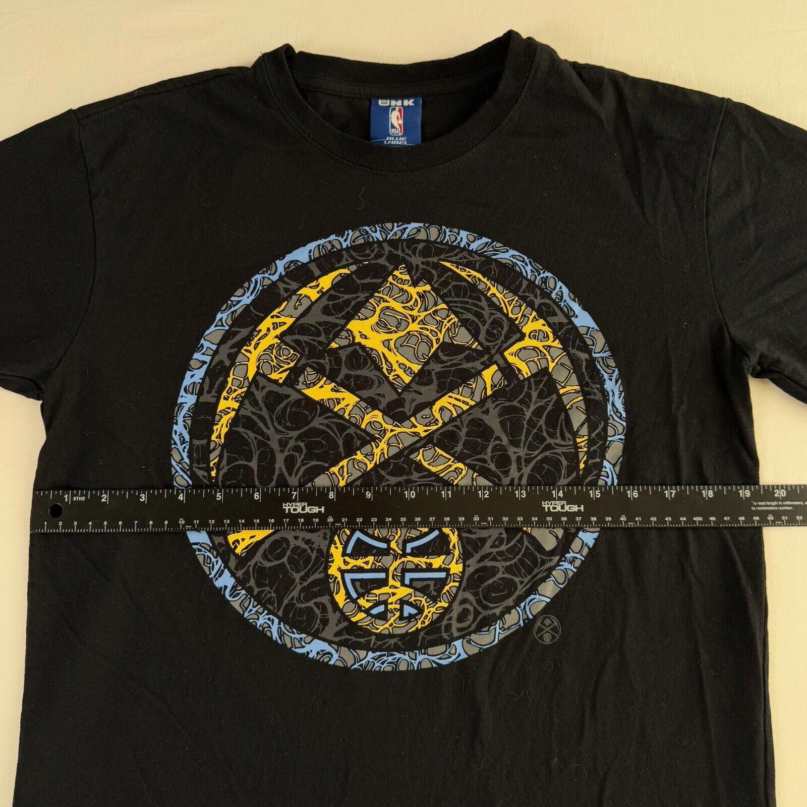 NBA NBA Denver Nuggets Graphic Logo Tee Blue Label DNK Sz M Size ONE SIZE - 6 Thumbnail