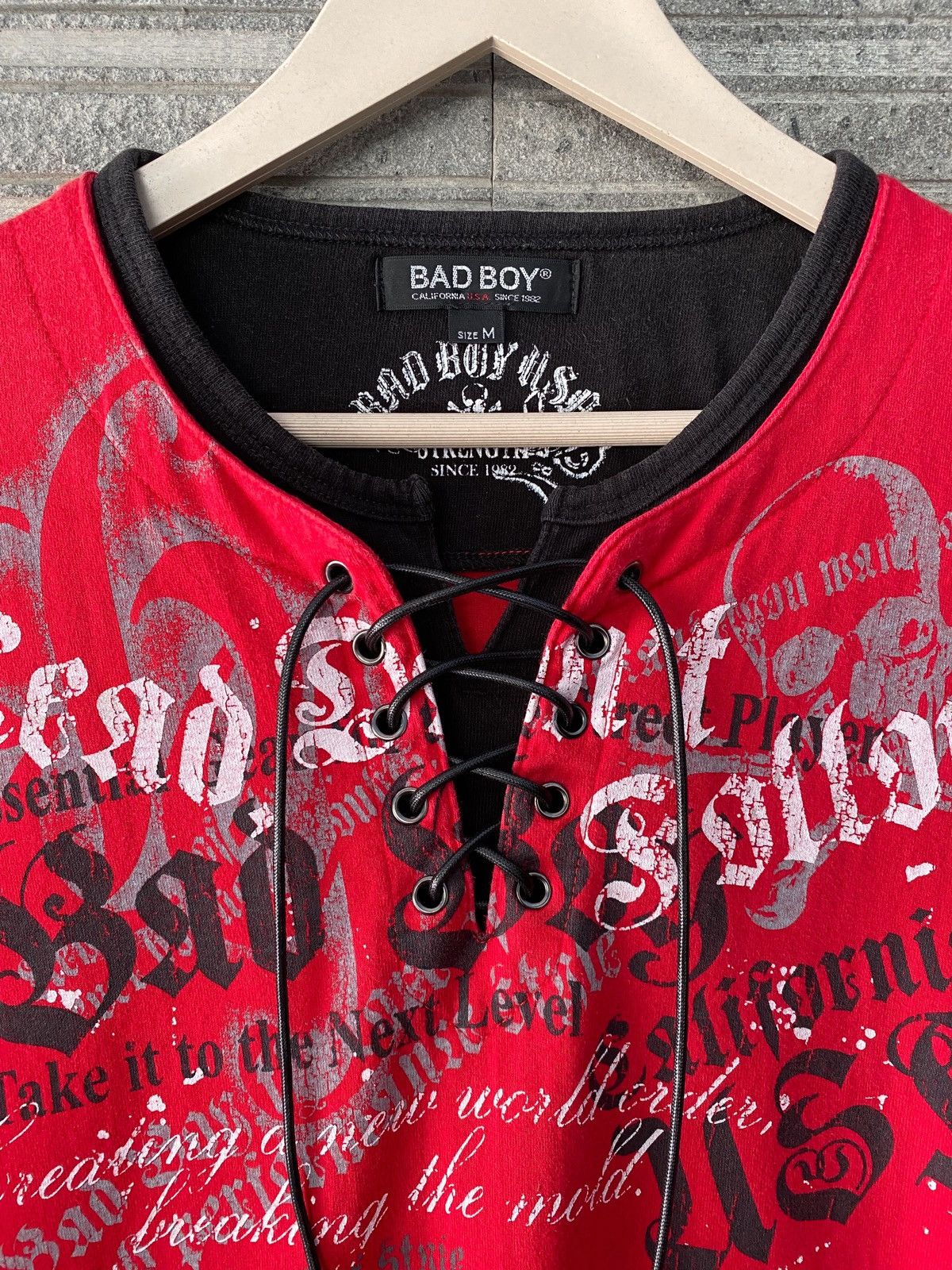 If Six Was Nine Y2K Bad Boy Poem Punks Style Long Sleeve Size US M / EU 48-50 / 2 - 3 Thumbnail