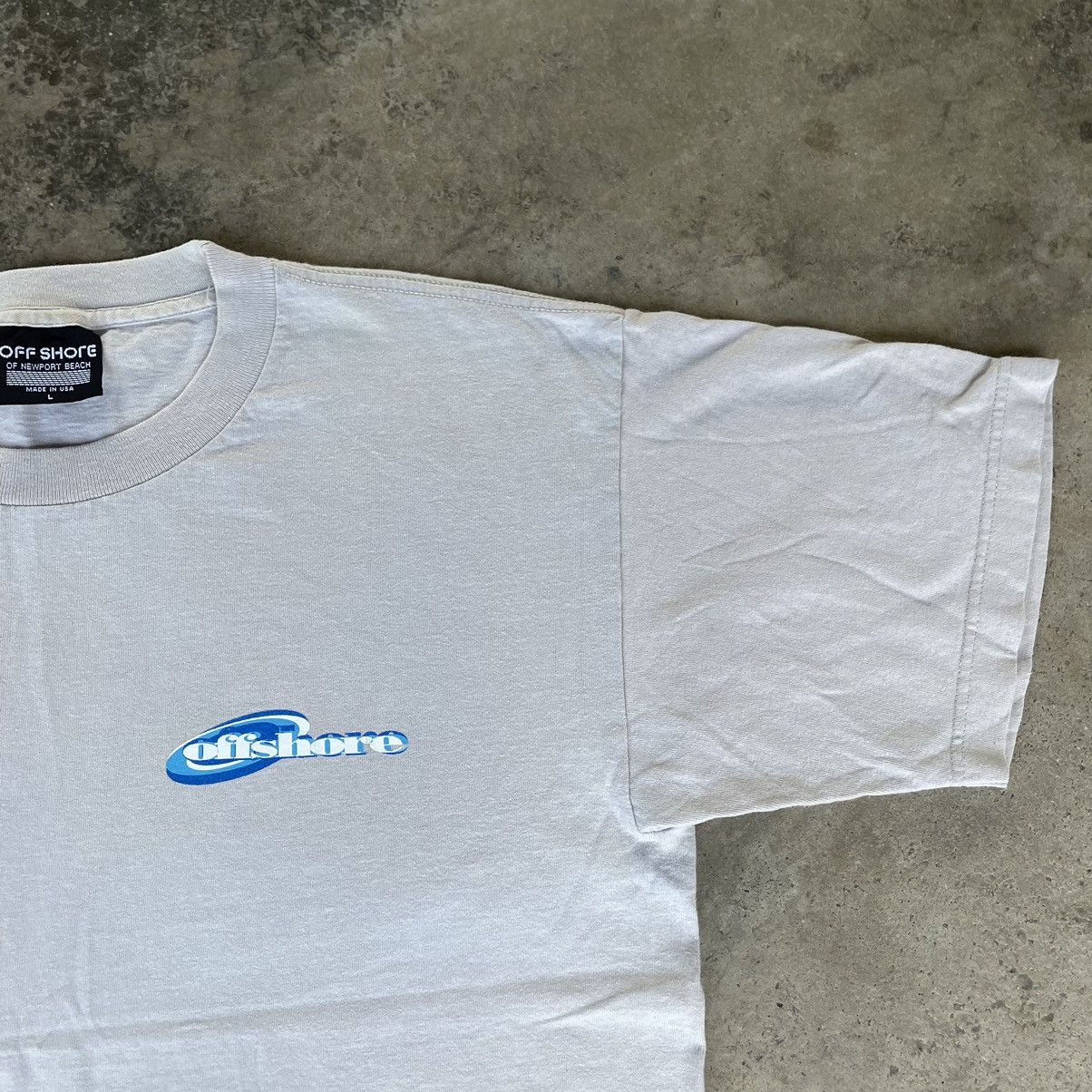 Vintage 🔥🔥Vintage Off Shore Big Logo Spellout USA Made Surfing Tee Size US L / EU 52-54 / 3 - 5 Thumbnail
