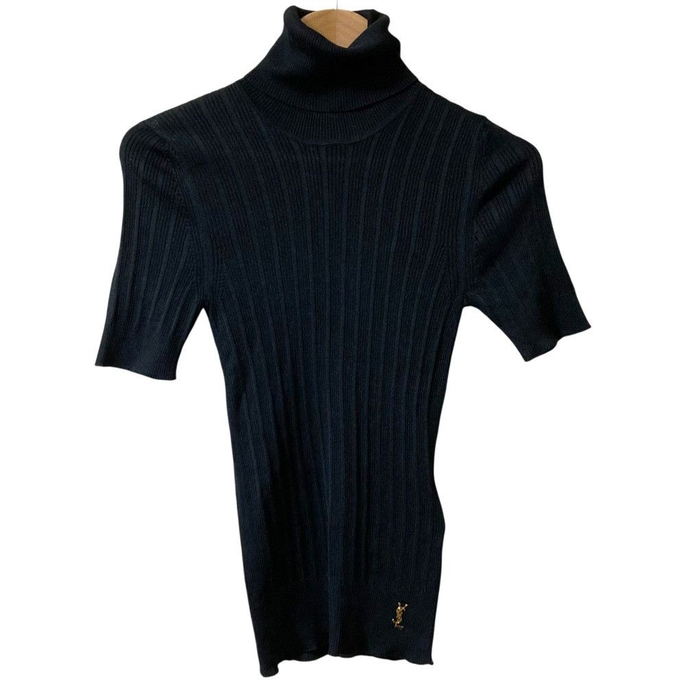 Yves Saint Laurent Yves Saint Laurent Saint Laurent Paris Silk Short Sleeve Knit Textile Tops 705377 DUTY FREE for USA Size ONE SIZE - 1 Thumbnail