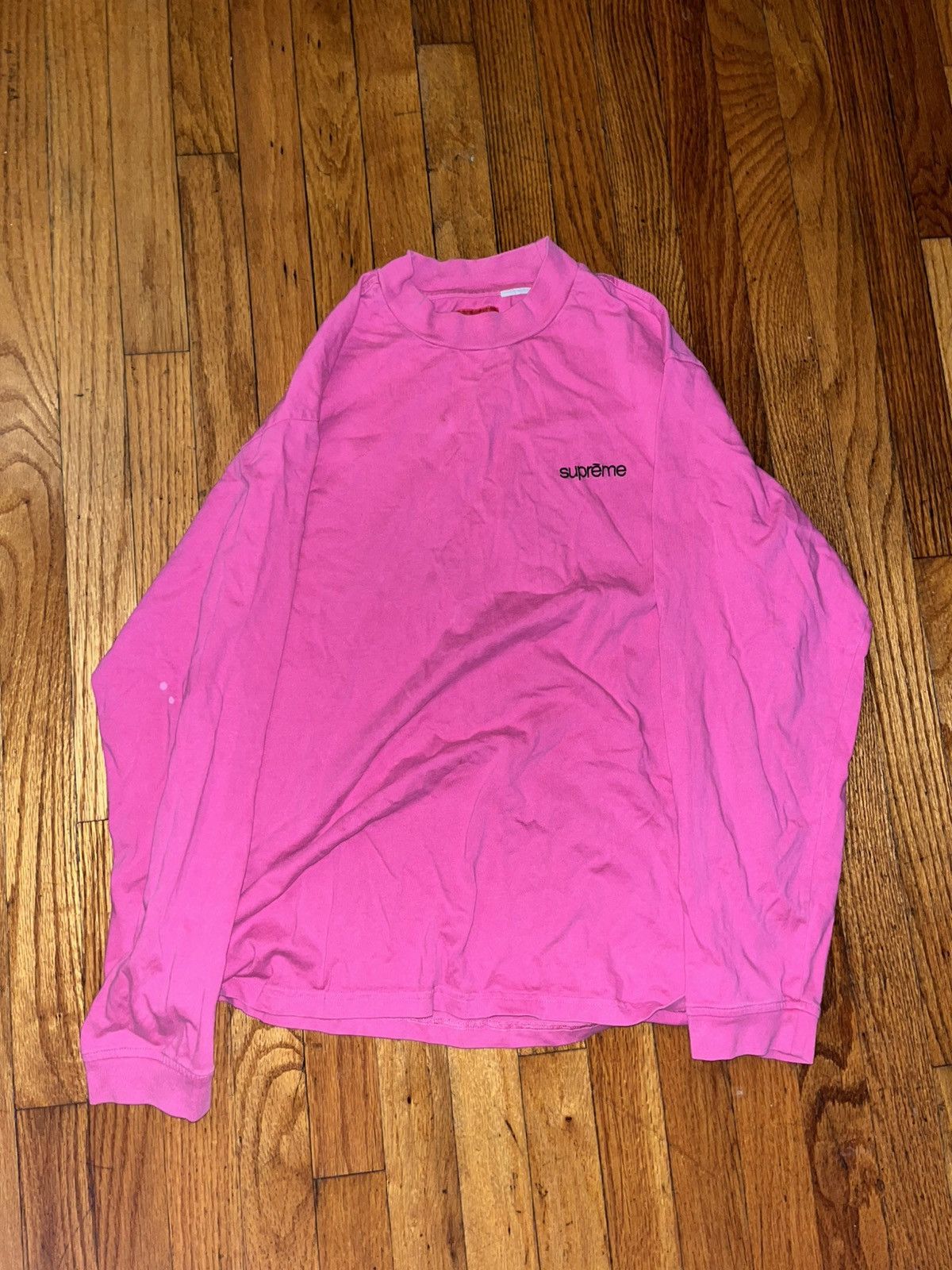 Supreme Tee Supreme Pink Long Sleeve Pink Supreme Bloom Flower