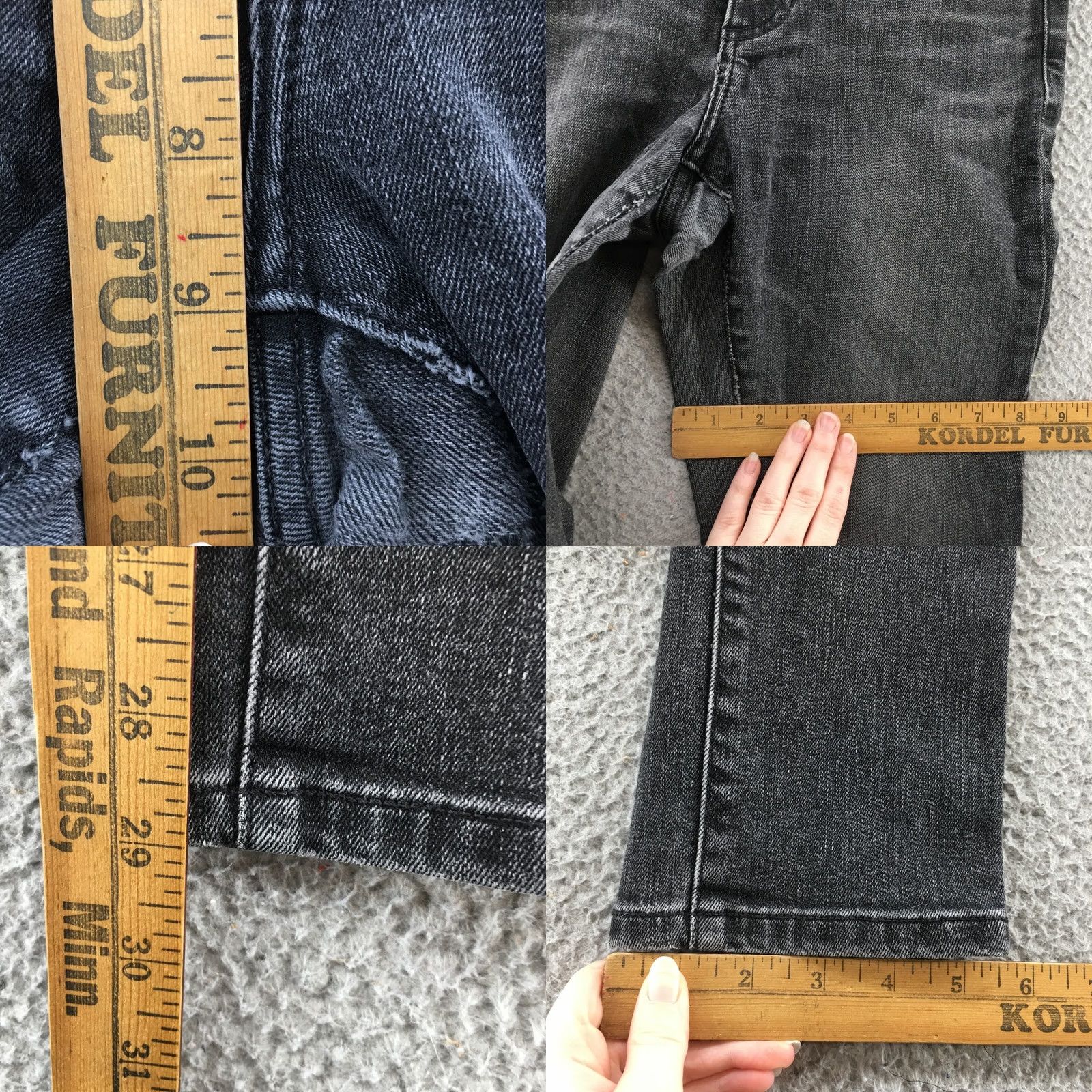 Banana Republic Banana Republic Slim Straight Jeans Womens 26 Black Cotton Blend 5-Pocket Regular Inseam 29in Modern Classic Mens Womens Boys Girls Size 26" / US 2 / IT 38 - 8 Thumbnail