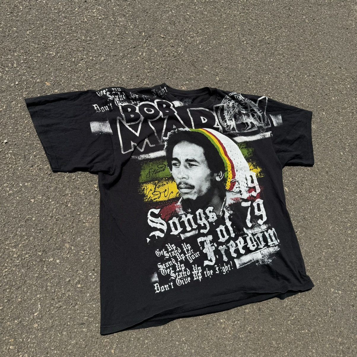 Bob Marley × Rap Tees × Vintage vintage 2011 tshirt bob marley rap tees y2k streetwear Size US XXL / EU 58 / 5 - 2 Thumbnail