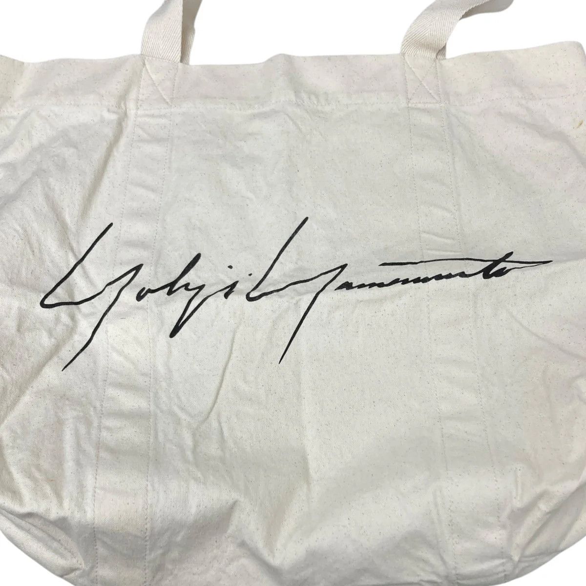 Yohji Yamamoto YOHJI YAMAMOTO // Signature Logo Tote Bag Size ONE SIZE - 2 Thumbnail