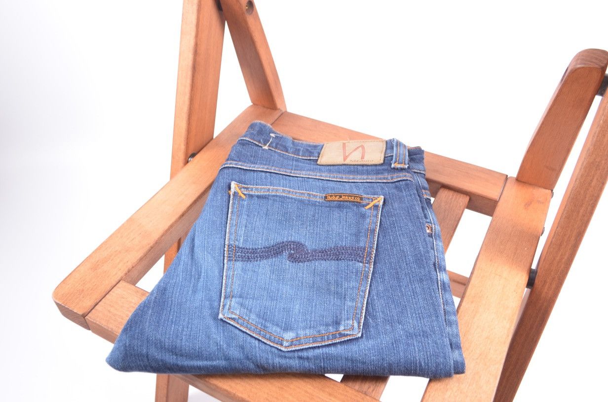 Nudie Jeans Nudie Jeans Tilted Tor Pure navy fits w32 denim jeans Size US 34 / EU 50 - 1 Thumbnail