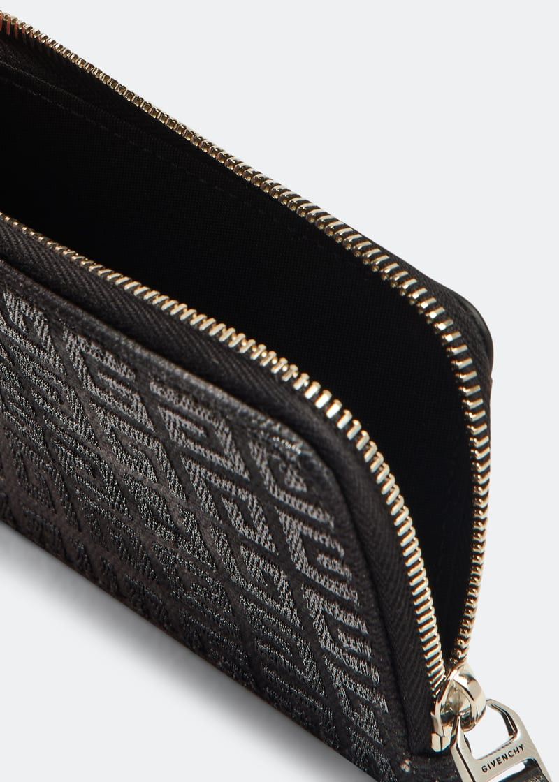 Givenchy o1w1db10525 Size: OS/G-Cut Full Zipped Cardholder in Grey Size ONE SIZE - 4 Thumbnail