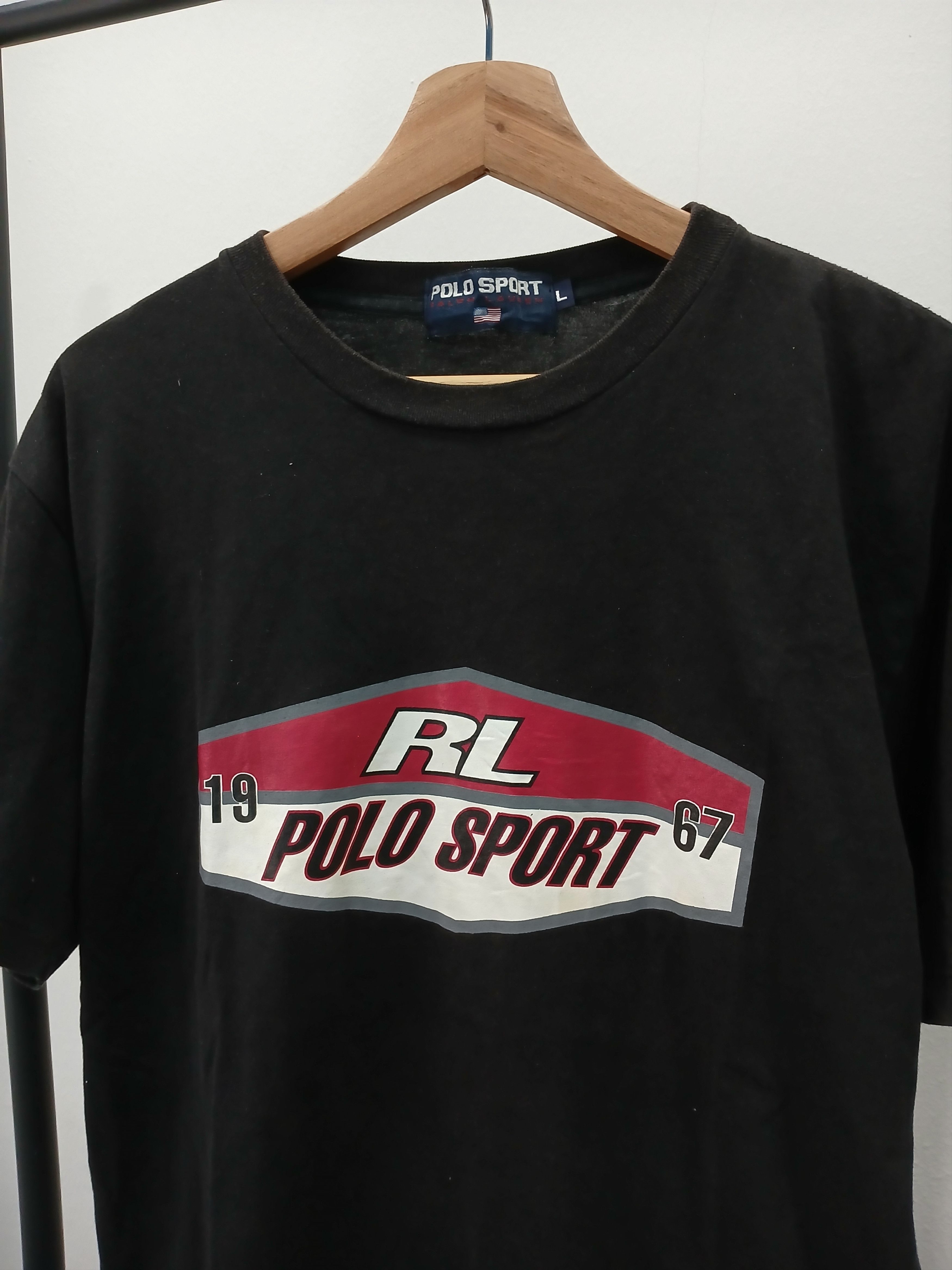 Polo Ralph Lauren Vintage Polo Ralph Lauren Polo Sport 1967 tee Size US L / EU 52-54 / 3 - 2 Thumbnail