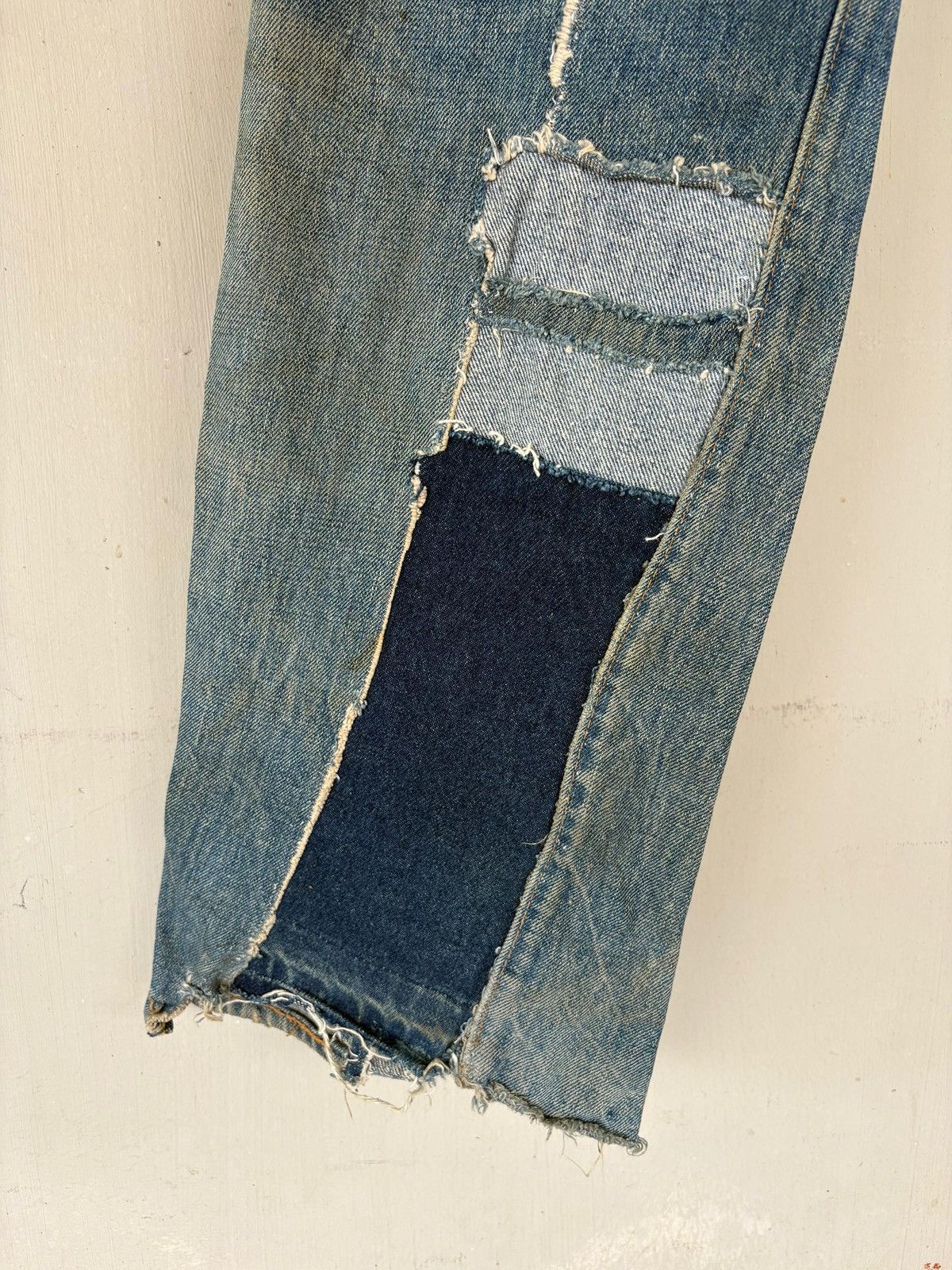 Levi's Vintage Clothing × Vintage VTG 70’s Levi’s 501 Rindem Small e Jeans Button No6 Trash Size US 32 / EU 48 - 13 Thumbnail