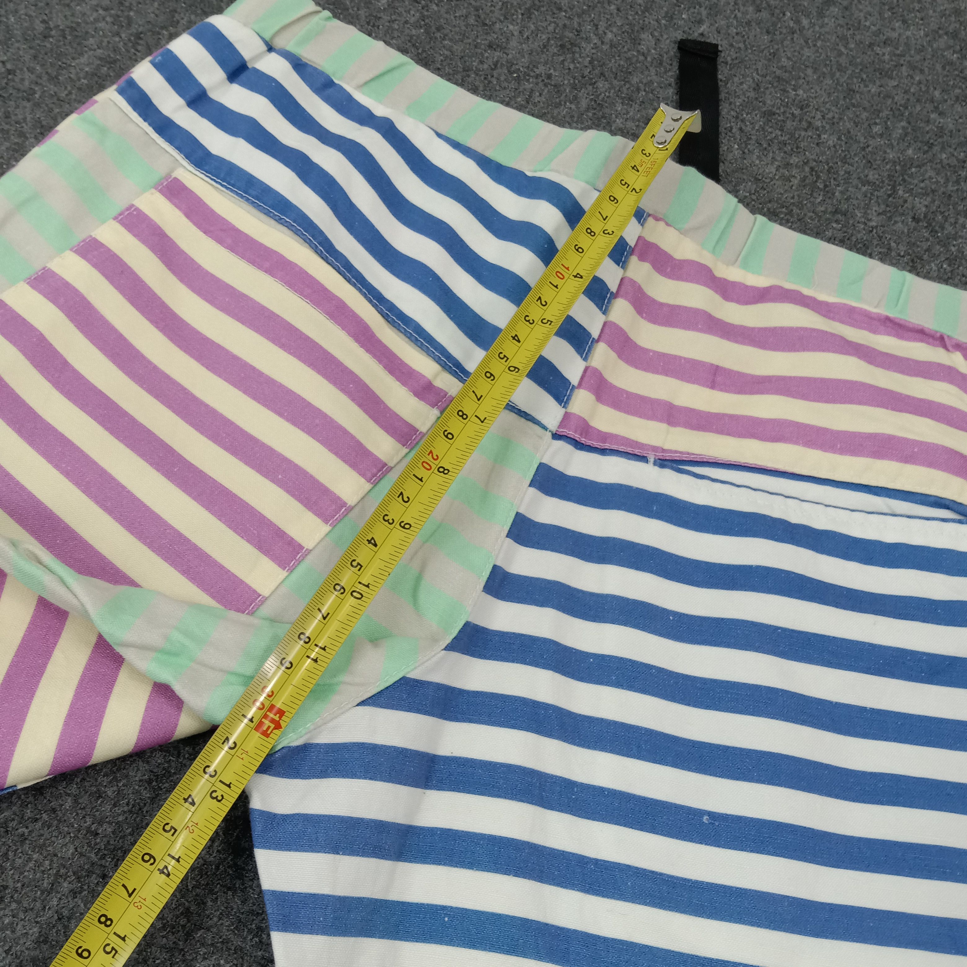 Ne-Net Ne-Net by Issey Miyake Japanese Stripes Pants C265N23 Size US 34 / EU 50 - 10 Thumbnail