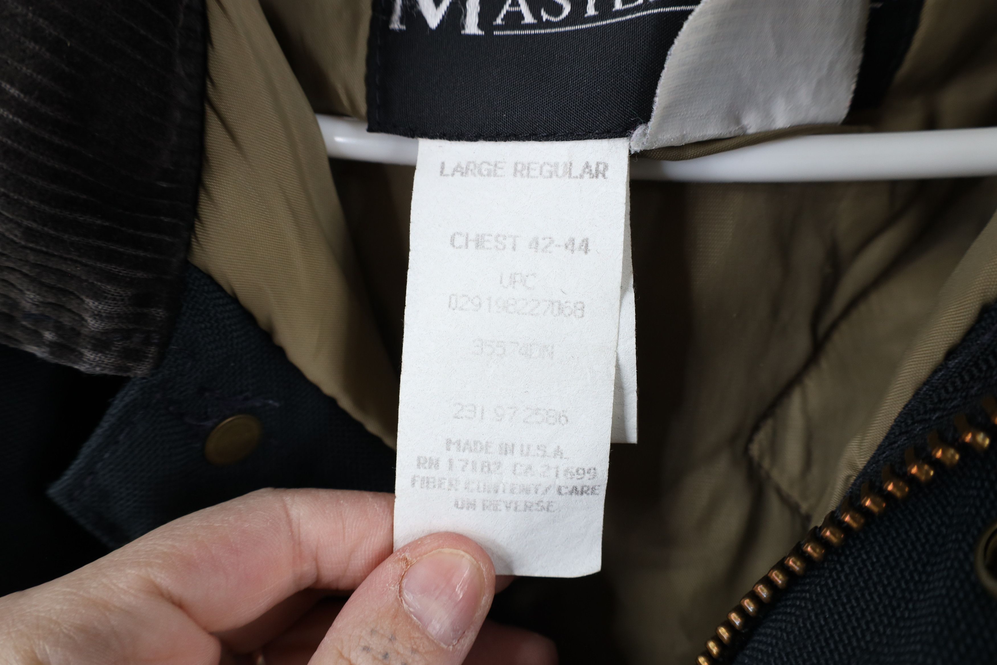Vintage × Walls Vintage 90s Walls Master Made Canvas Bomber Jacket USA Size US L / EU 52-54 / 3 - 7 Thumbnail