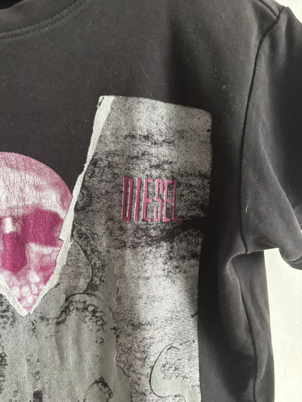 Diesel × Vintage Vintage Diesel tee skull Size US M / EU 48-50 / 2 - 3 Thumbnail