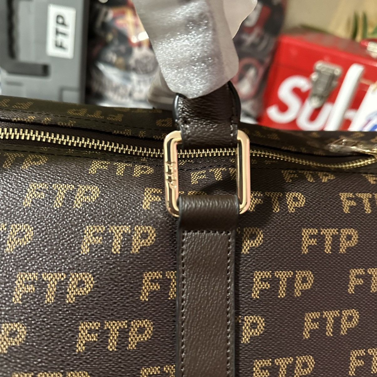 Fuck The Population FTP Brown Damier Duffle with Carry strap Size ONE SIZE - 10 Thumbnail