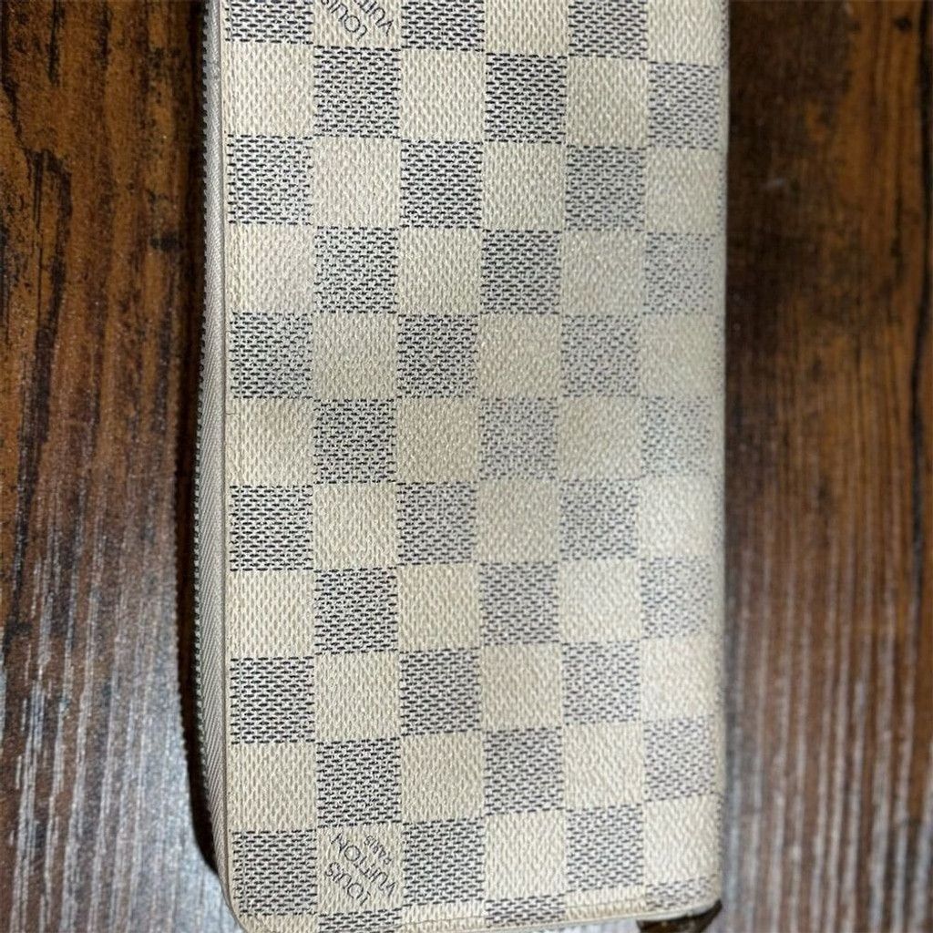 Louis Vuitton Damier Azur Zip-Around Wallet Multicolor