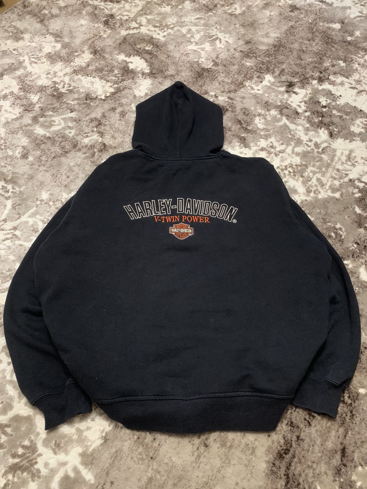 Harley Davidson Vintage Harley Davidson Oversized hoodies Size US XL / EU 56 / 4 - 3 Thumbnail