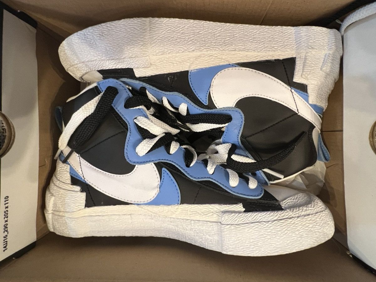 Nike × Sacai Nike Sacai x Blazer Mid Black Blue Size 6.5 New | Grailed