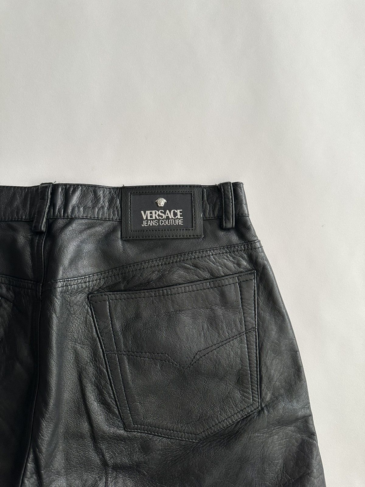 Versace Versace 2000’s Leather Pants Size US 30 / EU 46 - 7 Thumbnail