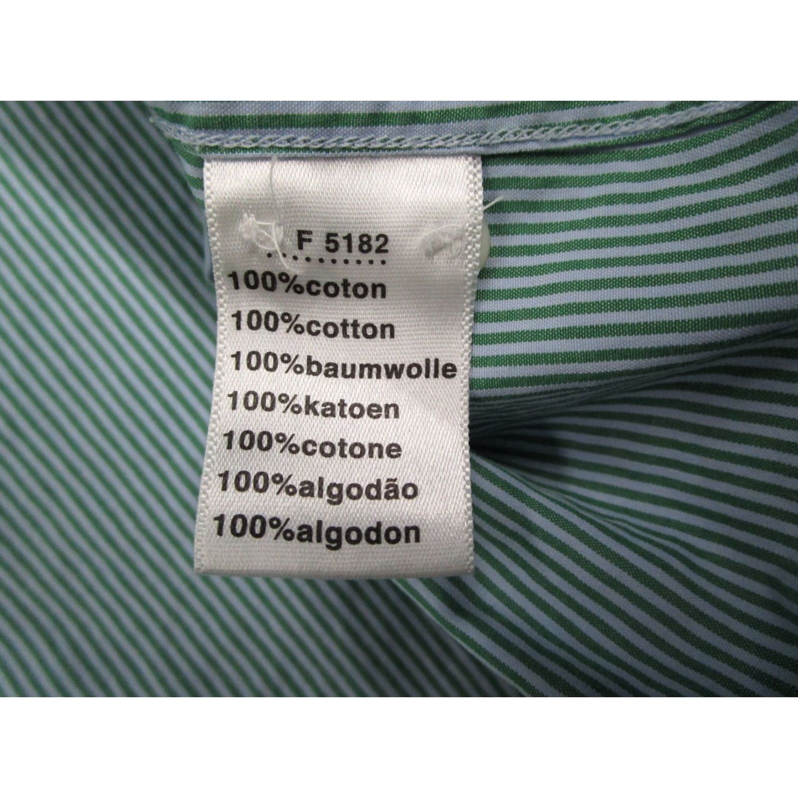Lacoste VINTAGE Lacoste Shirt Men XL Green Striped Button Up Classic Fit Crocodile Size US XL / EU 56 / 4 - 5 Thumbnail