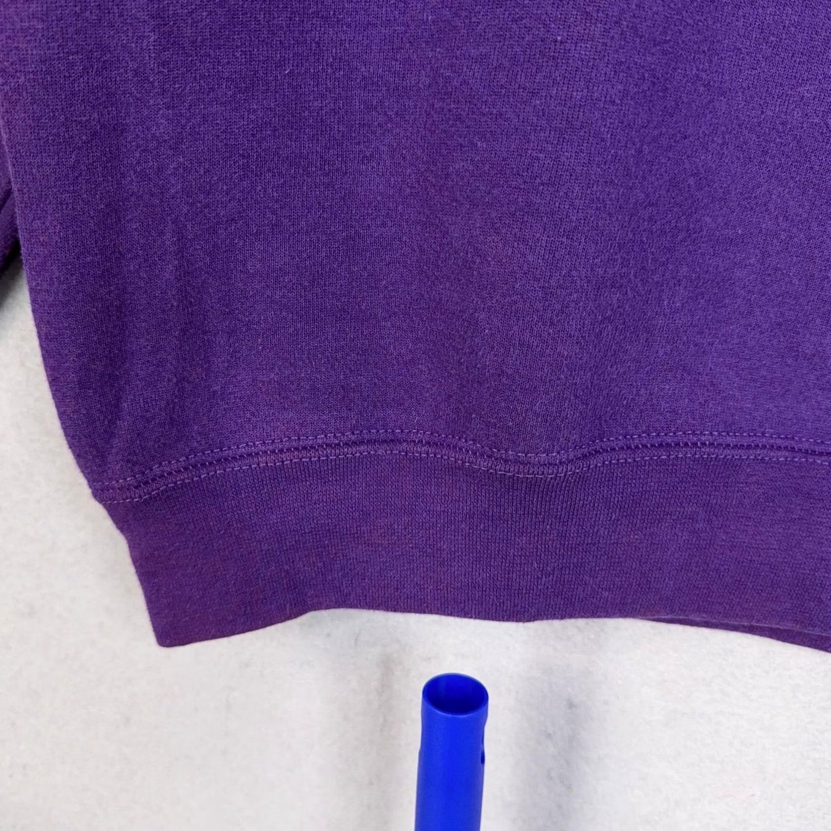 Edwin VINTAGE Edwin Sweatshirt Adult Large Purple 50/50 Fleece Cotton-Polyester Crew Neck Pullover Mens L Purple 80s 90s Size US L / EU 52-54 / 3 - 4 Thumbnail