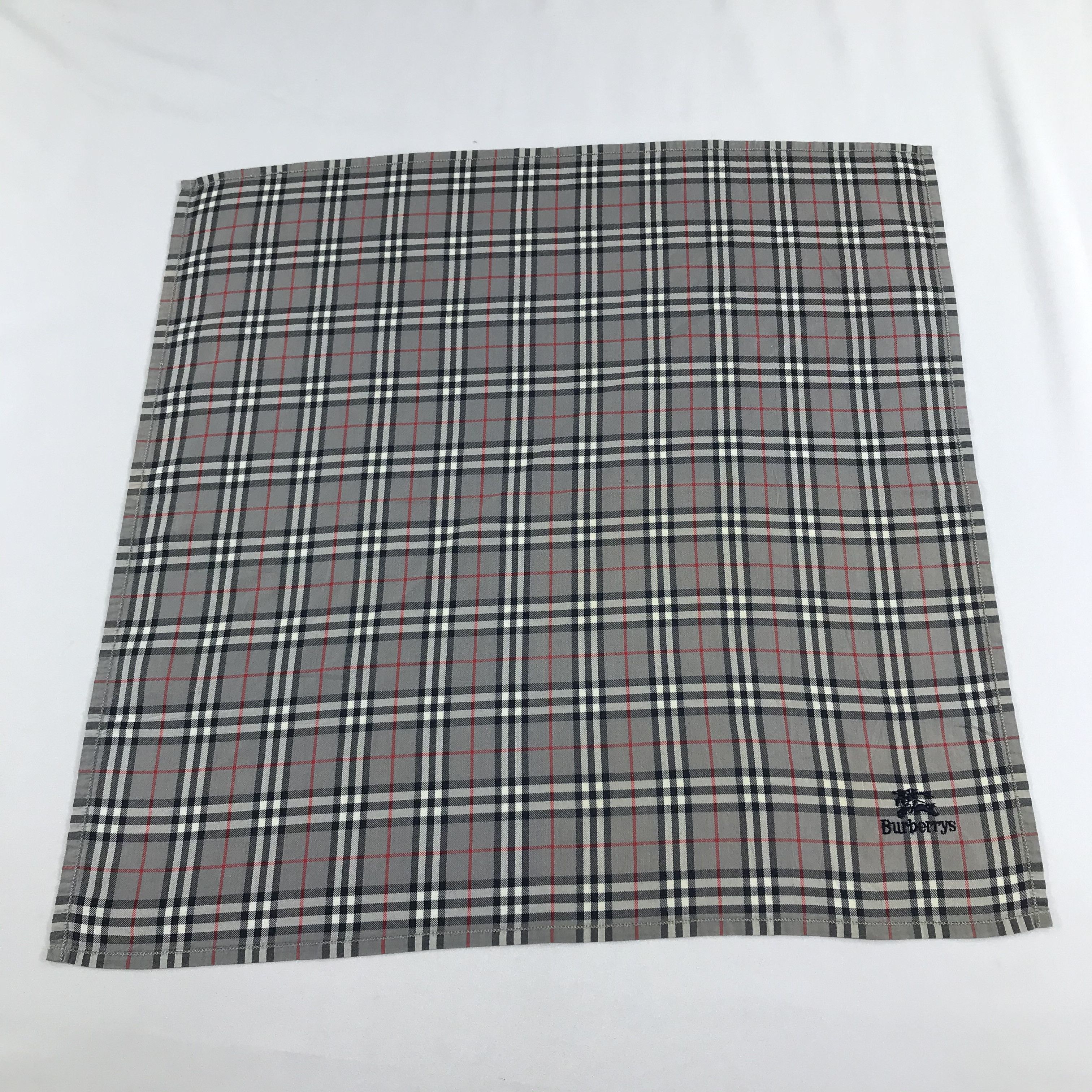 Burberry Burberrys Nova Check Handkerchief Neckerchief Bandana H821 Size ONE SIZE - 2 Thumbnail