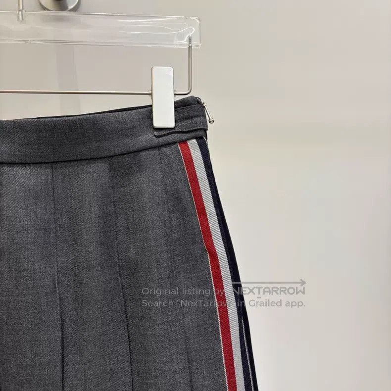 Thom Browne Thom Browne Color Blocked Pleated Skirt Size 25" / US 0 / IT 36 - 4 Thumbnail