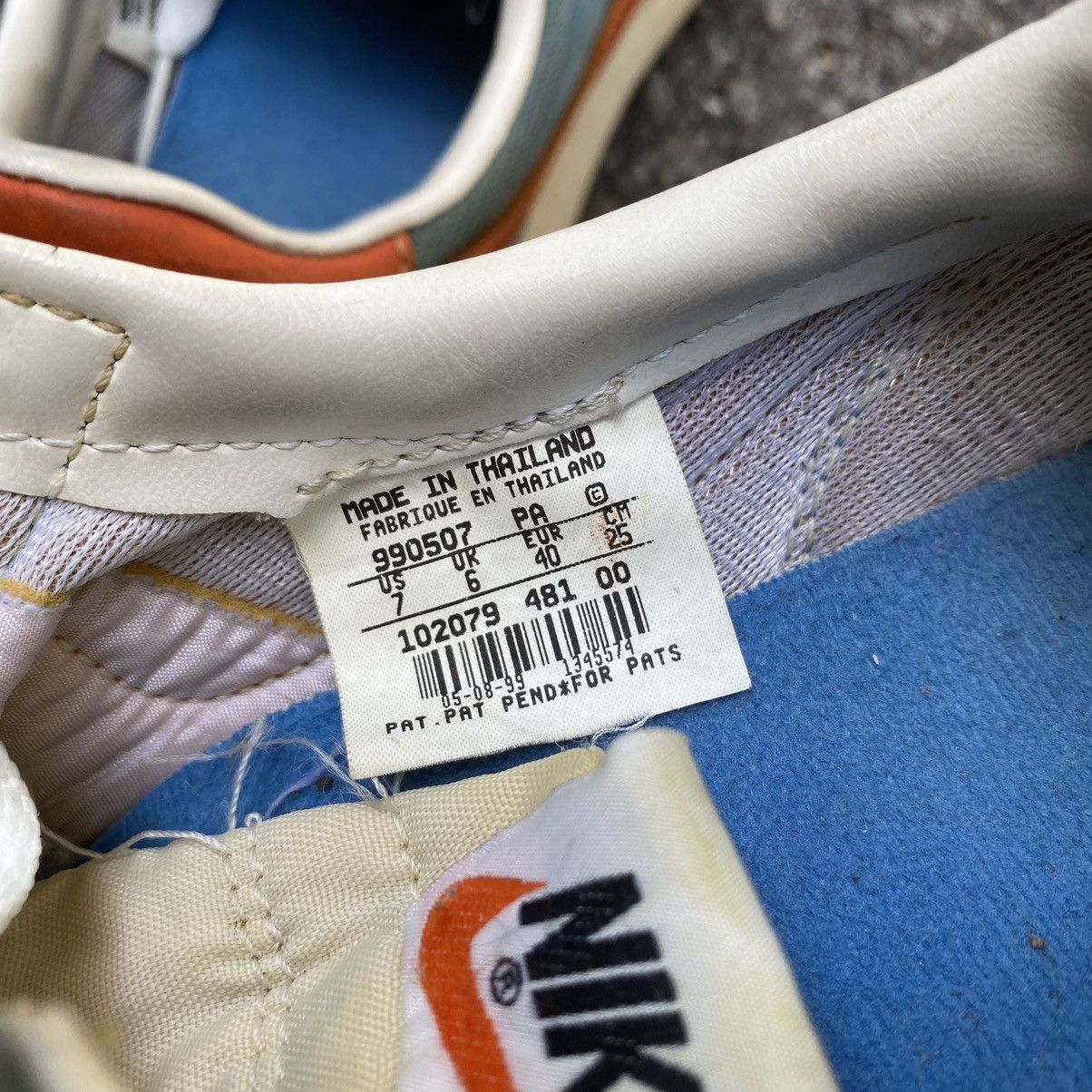 Nike Vintage Nike Tailwind 79 OG 90s Made in Thailand Ldv Waffle Size US 7 / EU 40 - 13 Thumbnail