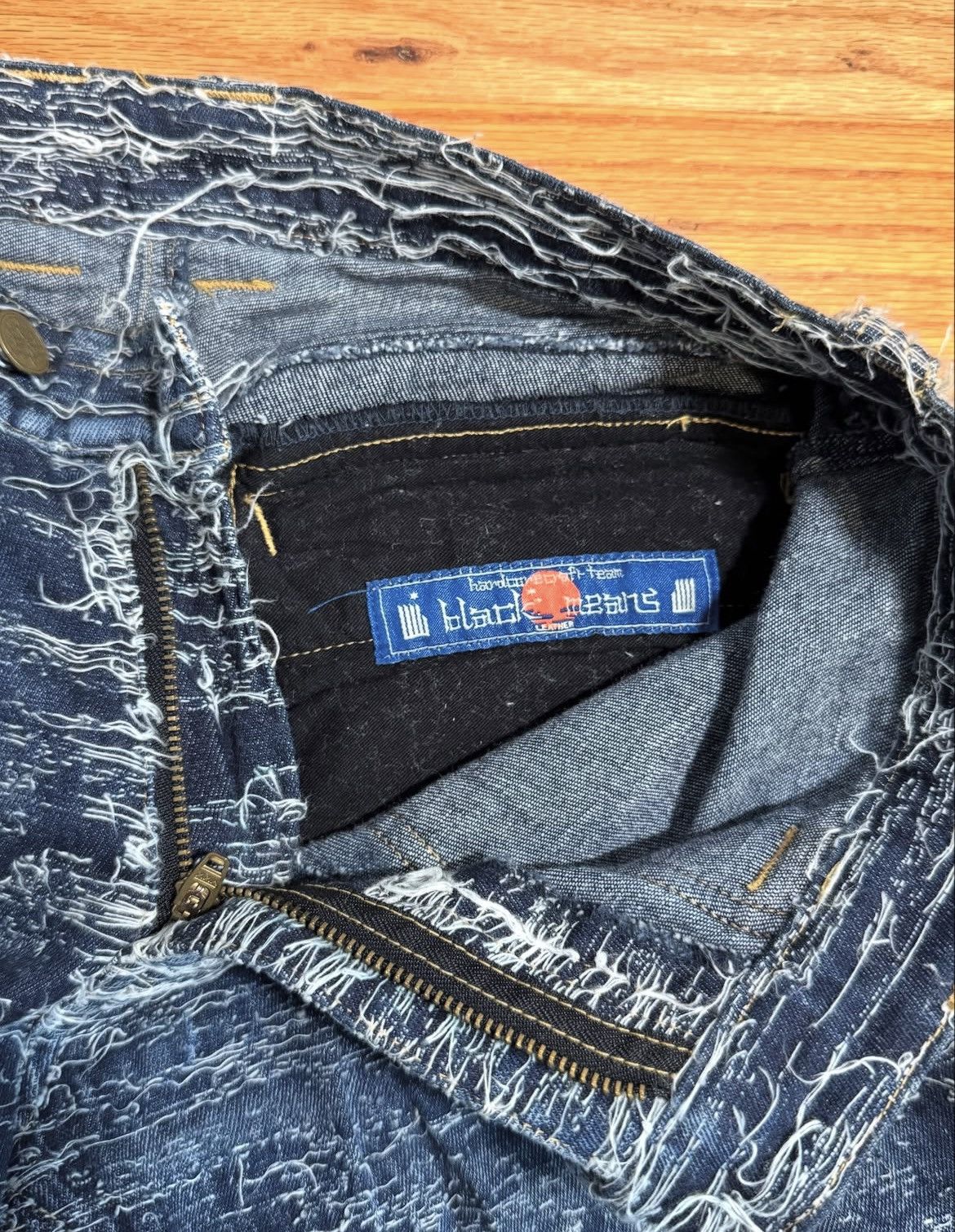 Blackmeans Blackmeans Distressed Denim Size US 28 / EU 44 - 3 Thumbnail