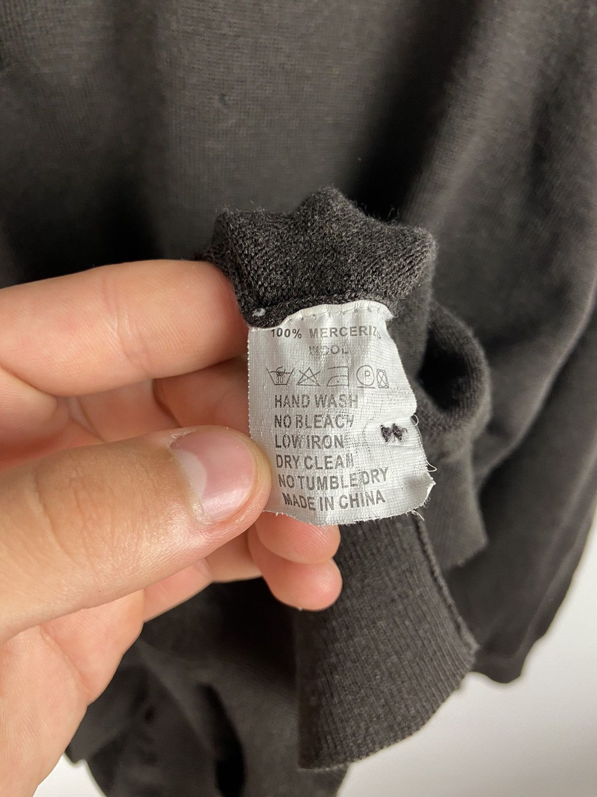 Balmain × Vintage Vintage Balmain Sweatshirt Collared Button Long Sleeve Wool Size US XL / EU 56 / 4 - 13 Thumbnail