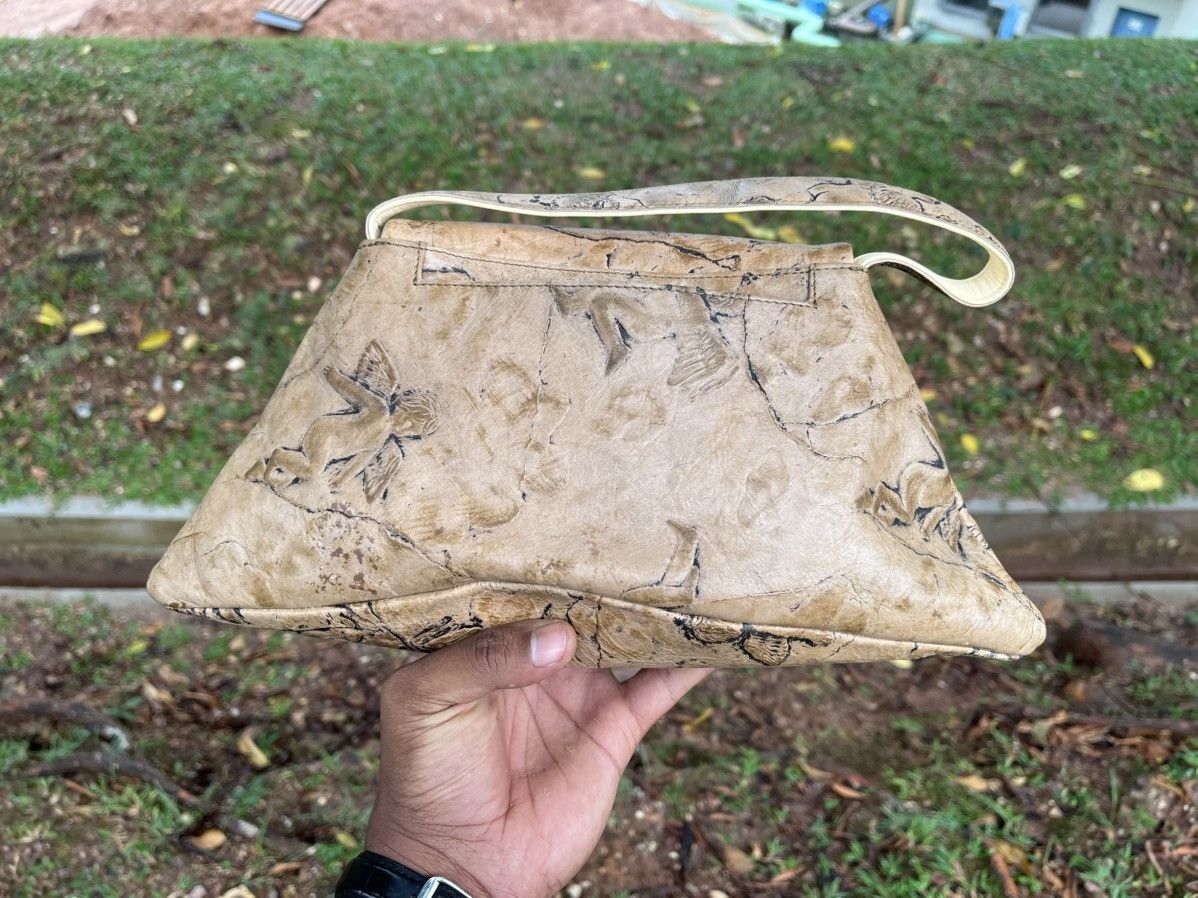 Japanese Brand × Vintage Vintage Leather Bag Angels Love Size ONE SIZE - 15 Thumbnail