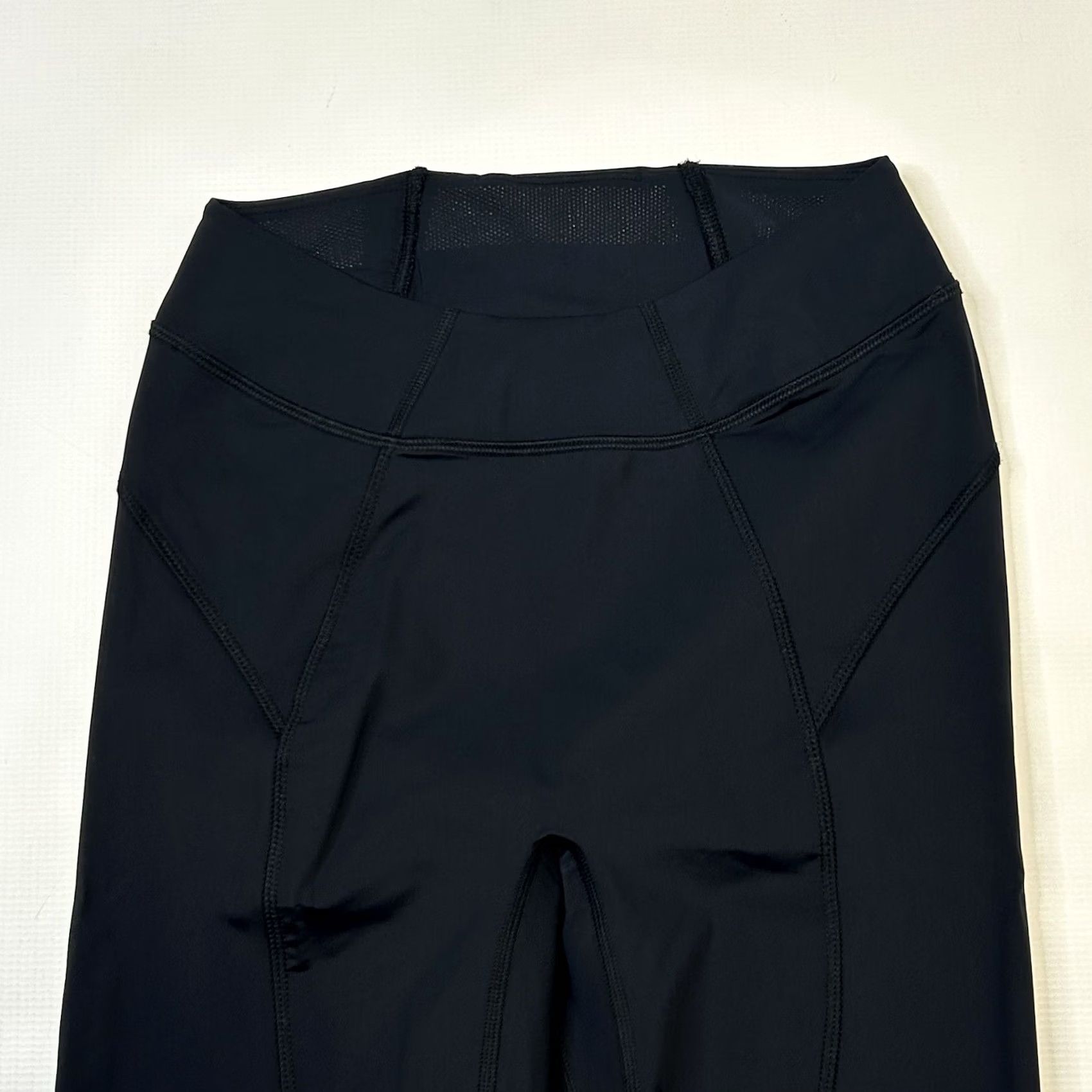 Free People FP Movement Free People Leggings Cropped Womens S Black Nylon Spandex Pull On Running & Jogging Slim Inseam 16" Size 28" / US 6 / IT 42 - 3 Thumbnail