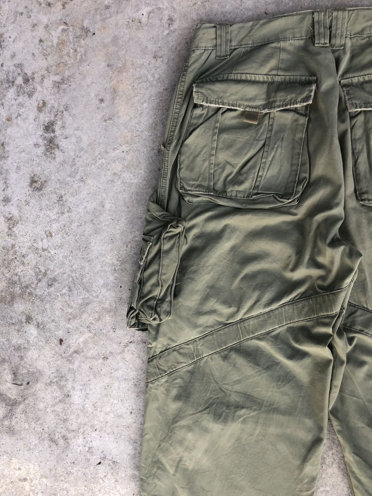 Japanese Brand Japanese 3.Q.R Army Cargo Pants Bondage Multipocket Size US 31 - 9 Thumbnail