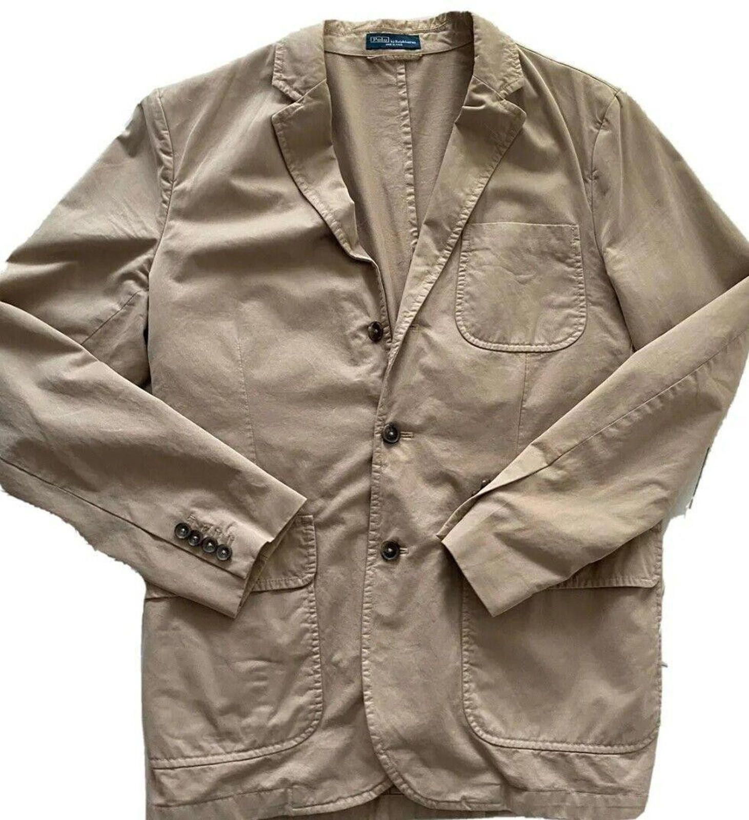 Polo Ralph Lauren Vintage 90s Polo Ralph Lauren Brown Button Coat Jacket Retro Size US M / EU 48-50 / 2 - 1 Thumbnail
