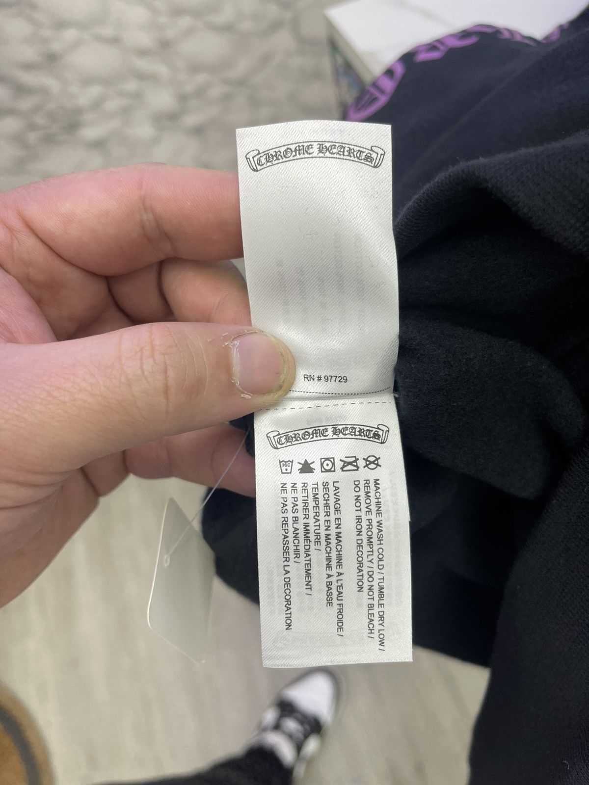 Chrome Hearts Chrome hearts hoodie (black/purple) Size US XS / EU 42 / 0 - 5 Thumbnail