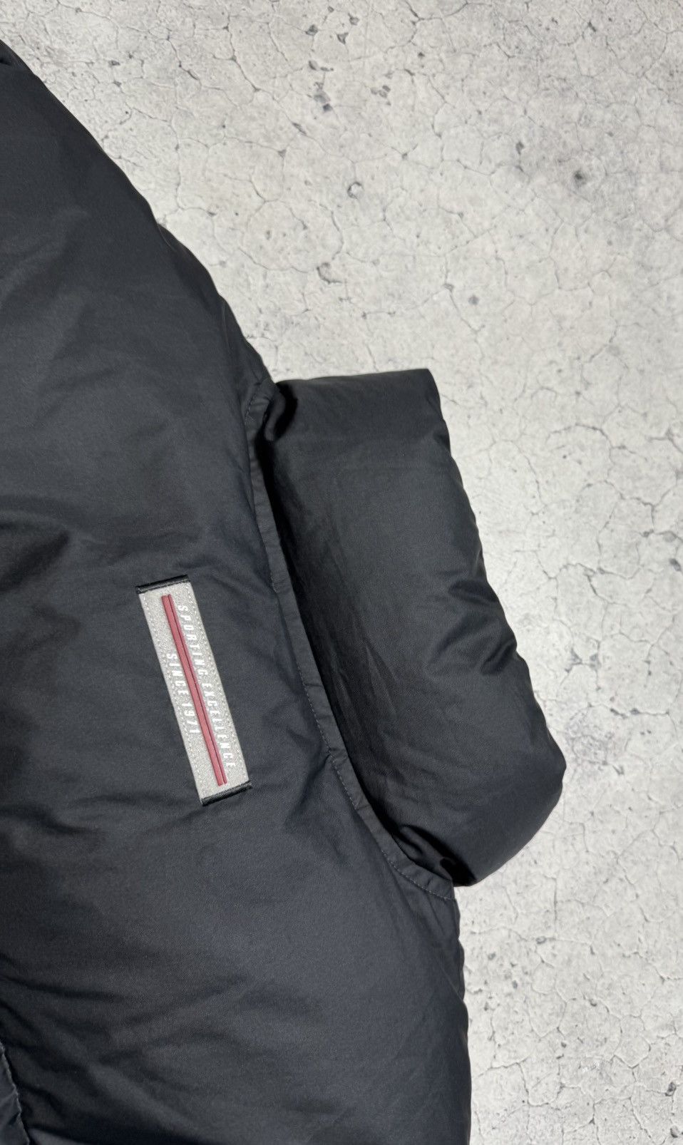 Nike Swoosh Vintage Down Puffer Jacket Y2K Drill Rare Hype