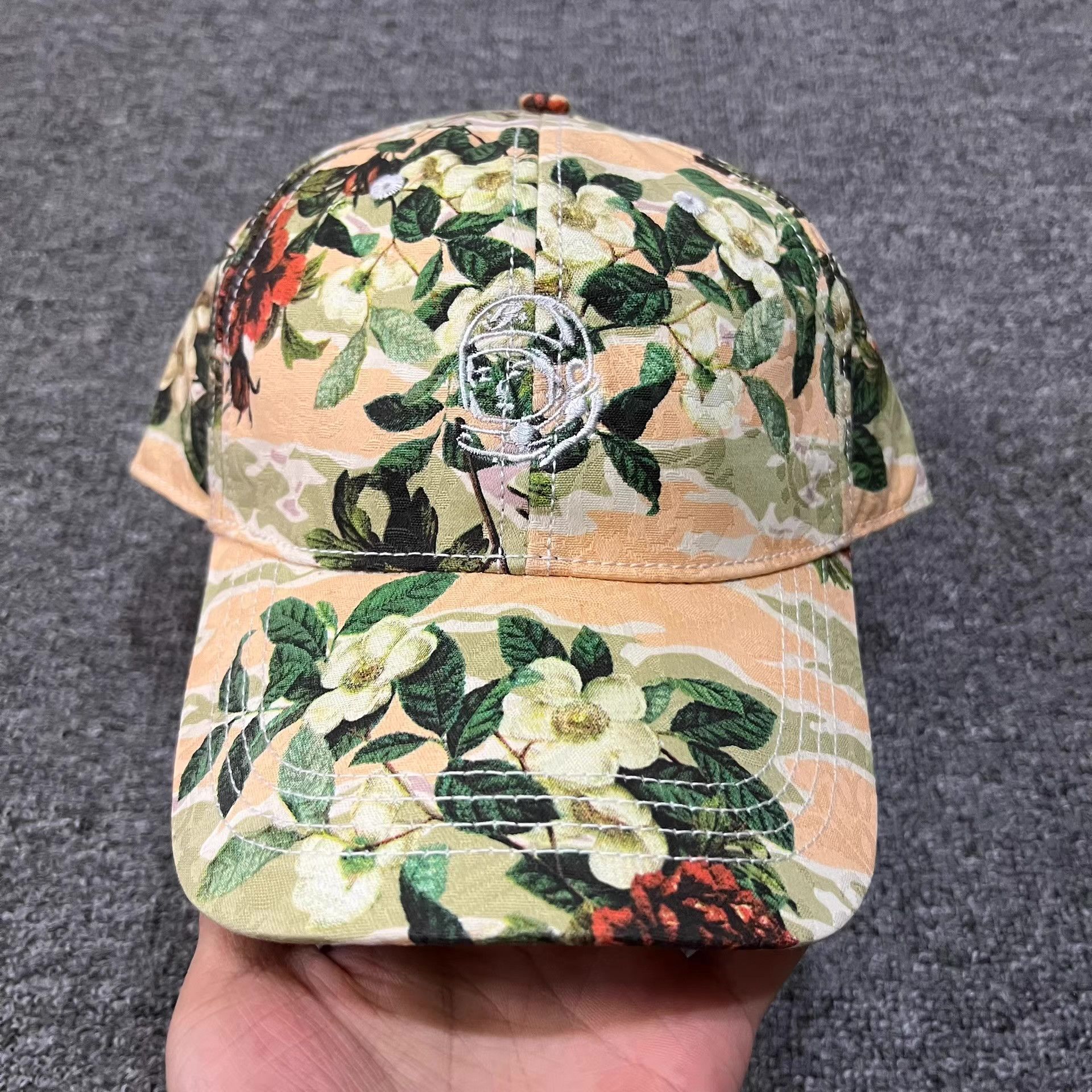 Billionaire Boys Club BBC Embossed Floral Curved Brim Baseball Cap Q7 Size ONE SIZE - 1 Thumbnail