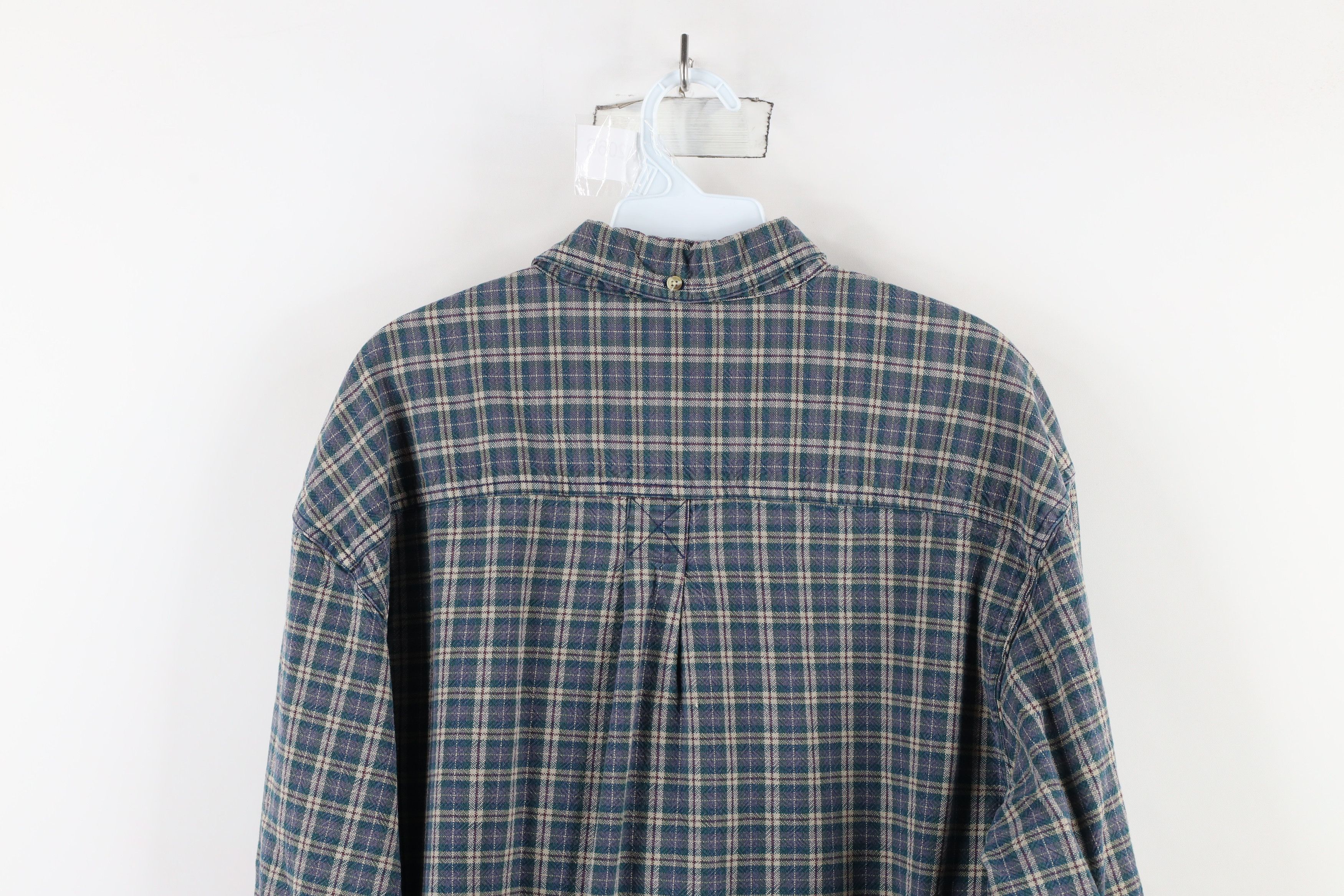 Vintage Vintage 90s Streetwear Heavyweight Collared Button Shirt Size US L / EU 52-54 / 3 - 11 Thumbnail