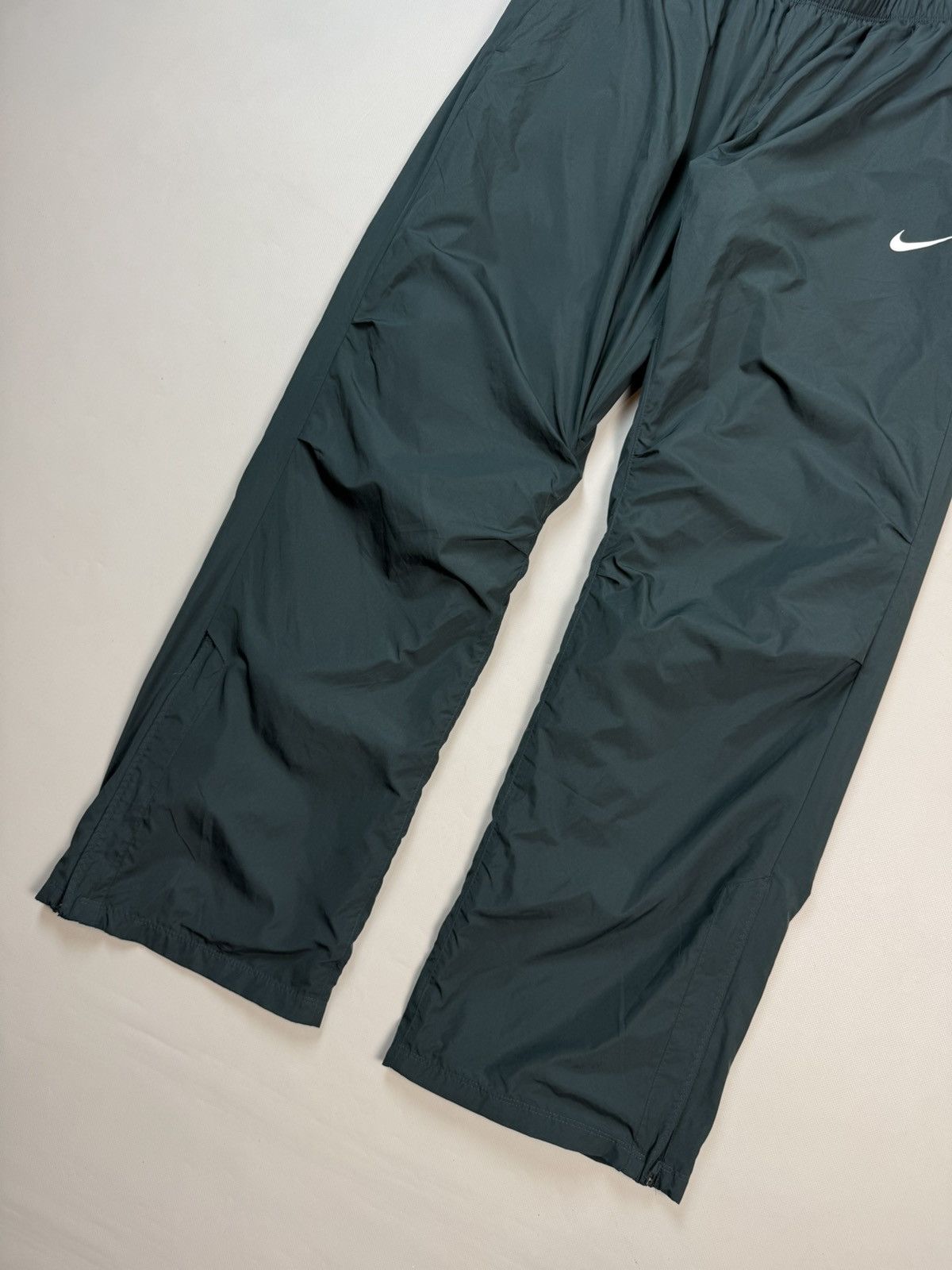 Nike Tennis Vintage Y2K Wide Leg Ankle Zip Track Pants Trousers Size US 34 / EU 50 - 3 Thumbnail