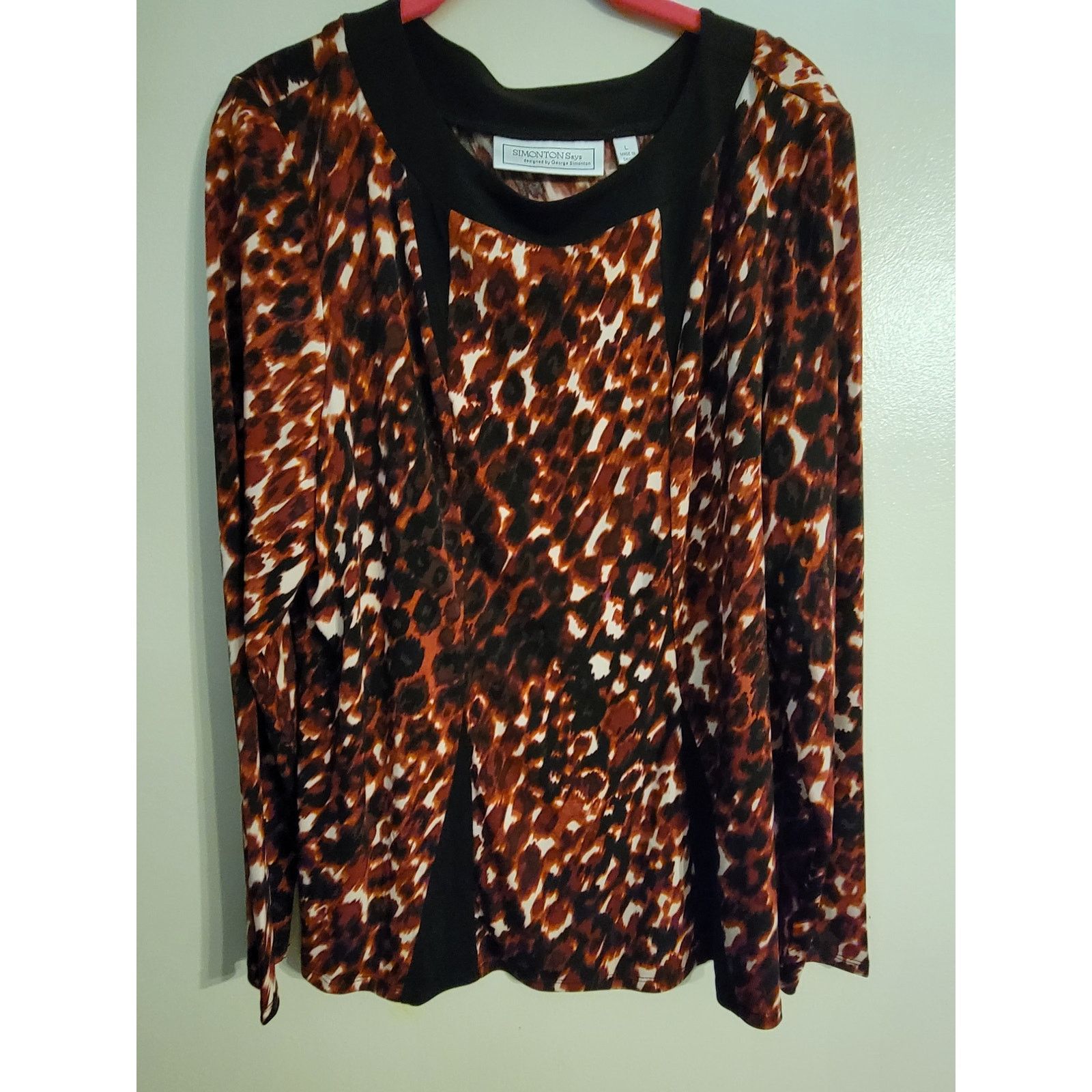 Other Simonton says Top size L Animal Print Size L / US 10 / IT 46 - 3 Thumbnail