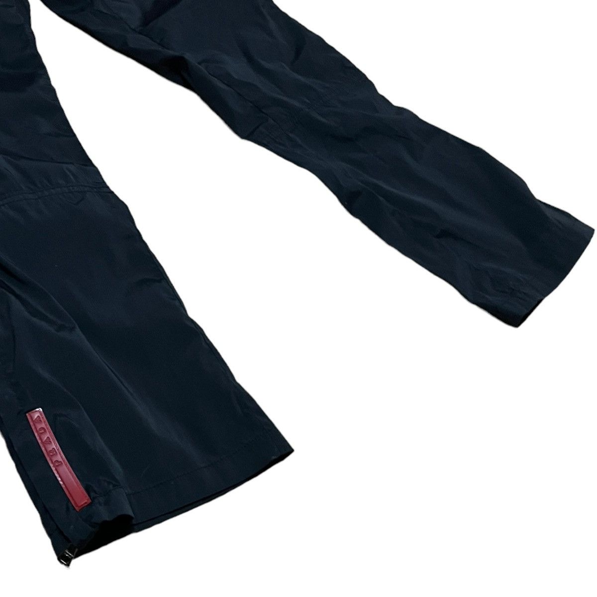 Designer × Prada Prada nylon red tab track pants Size 24" / US 00 / IT 34 - 2 Thumbnail