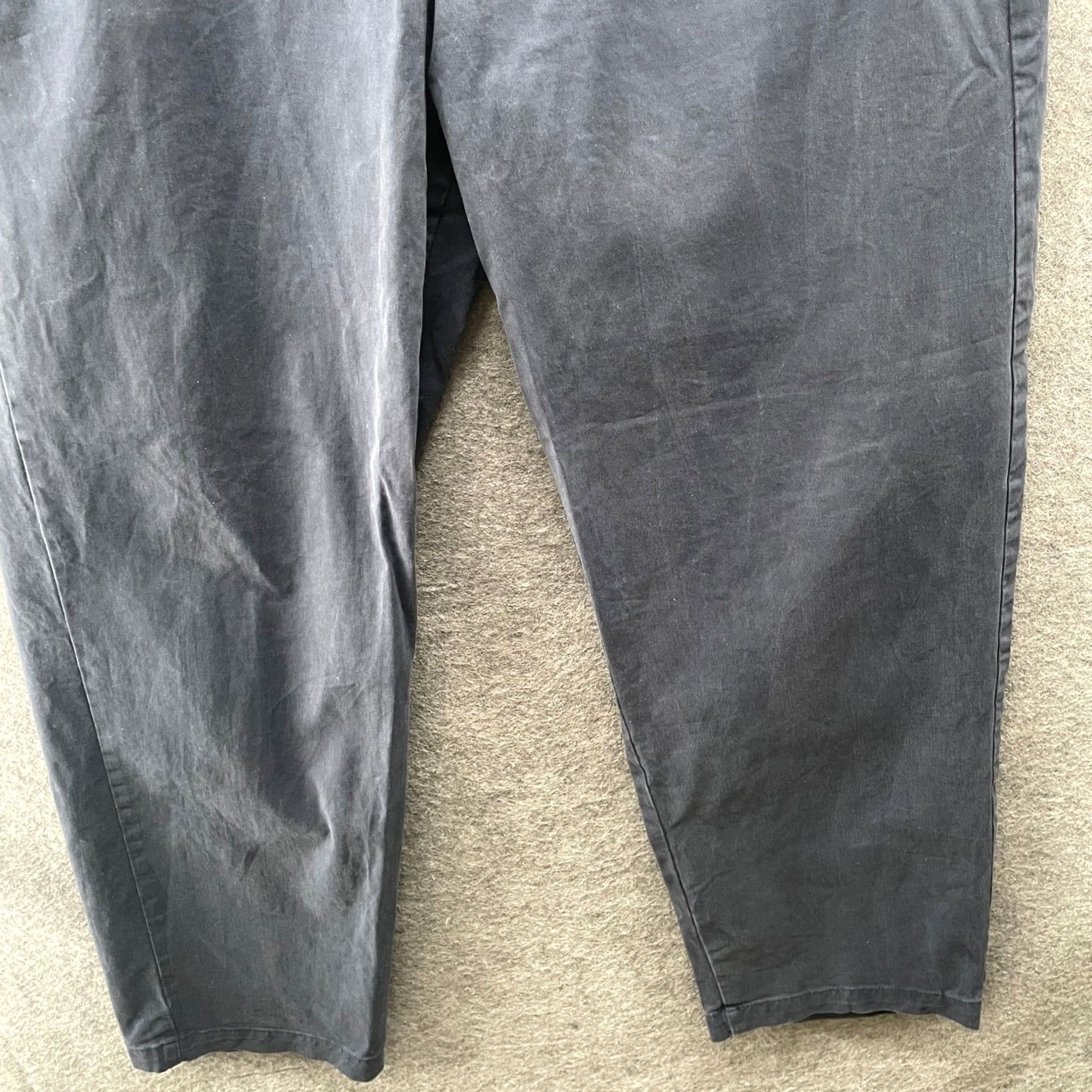 Gap Gap Chino Pants Mens 32x32 (32x30) Navy Blue Khaki Baggy Fit Relaxed Stretch Size US 32 / EU 48 - 5 Thumbnail