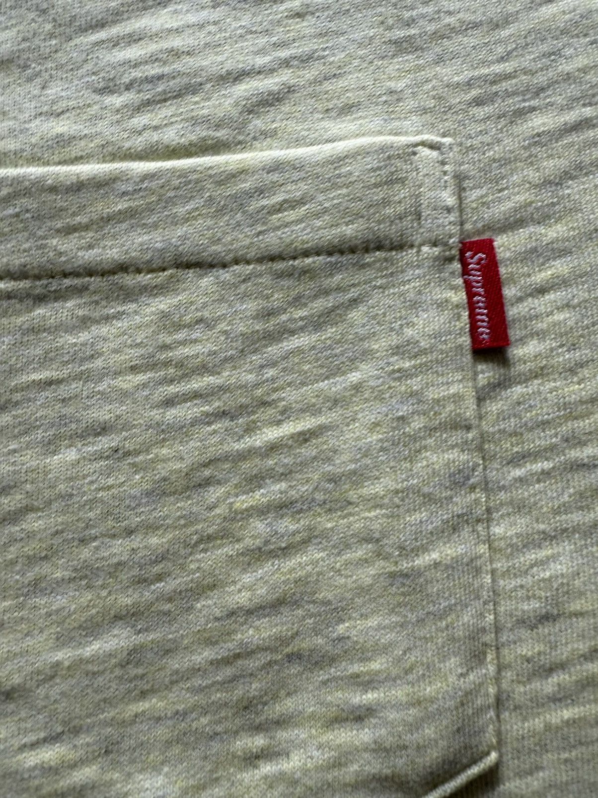 Supreme Supreme Heavyweight Pocket Tee Light Yellow Size L – Logo Size US L / EU 52-54 / 3 - 2 Thumbnail