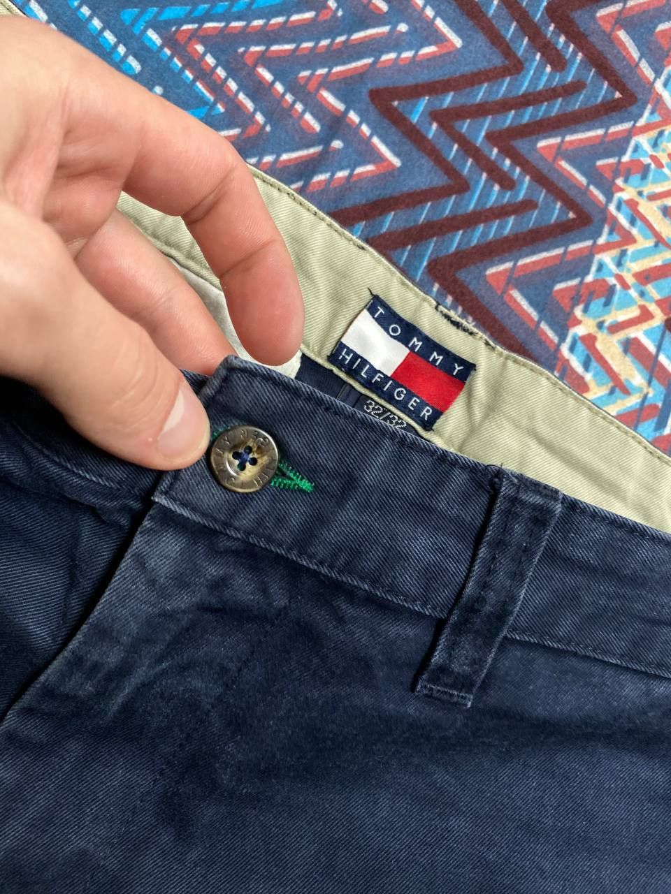 Tommy Hilfiger × Vintage Vintage 90’s/Y2K Tommy Hilfiger Embroidered Denim Size US 32 / EU 48 - 4 Thumbnail