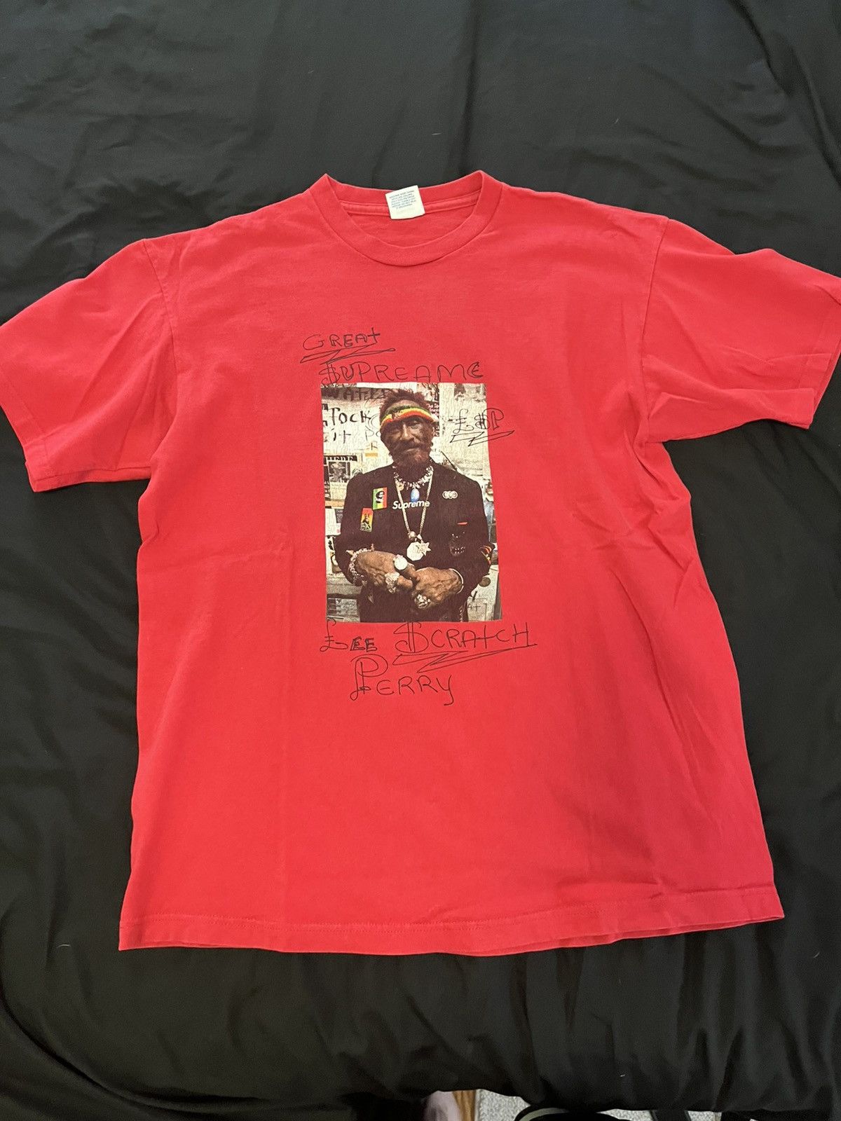 Supreme Supreme lee scratch perry sample tee Size US L / EU 52-54 / 3 - 1 Thumbnail